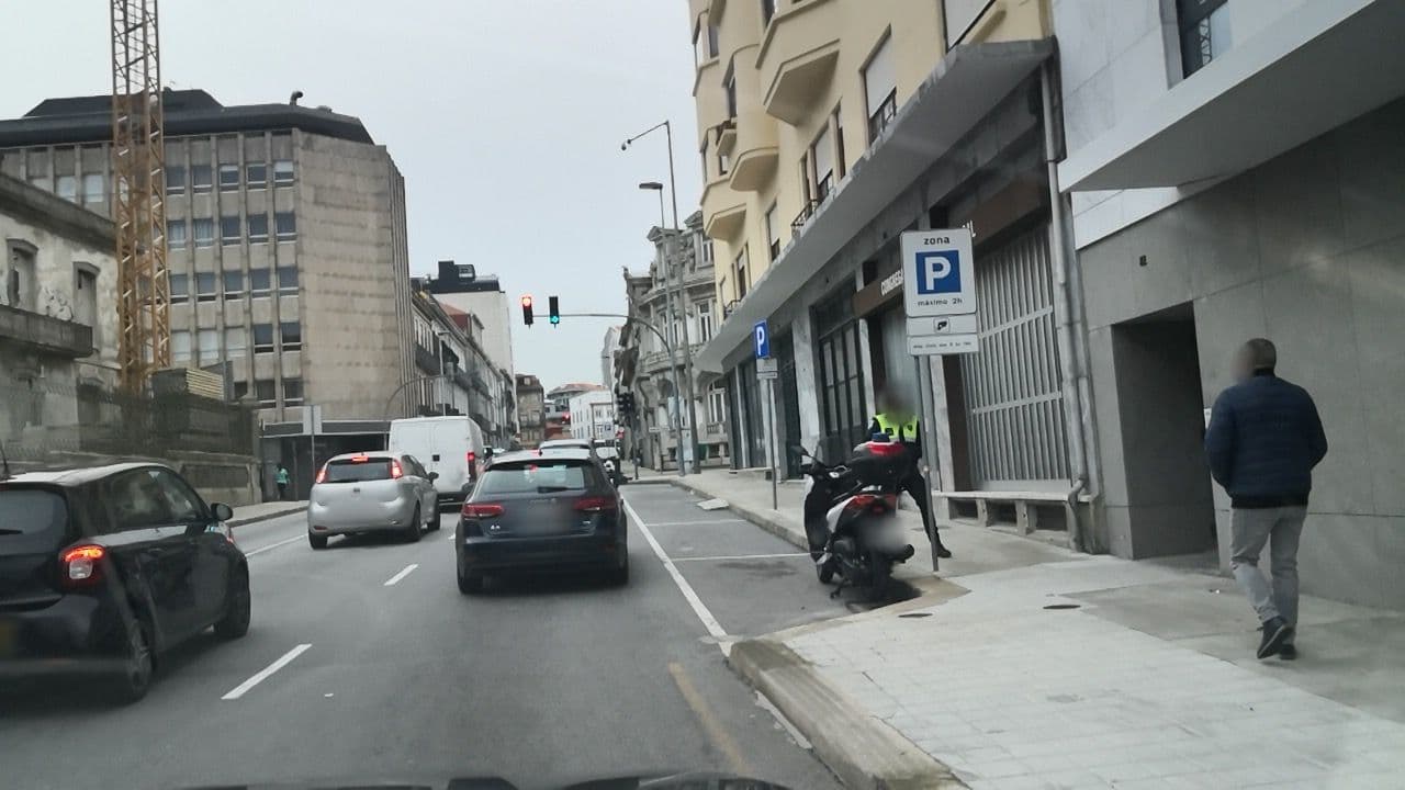 Street view near Hotel Royal Oporto, Porto