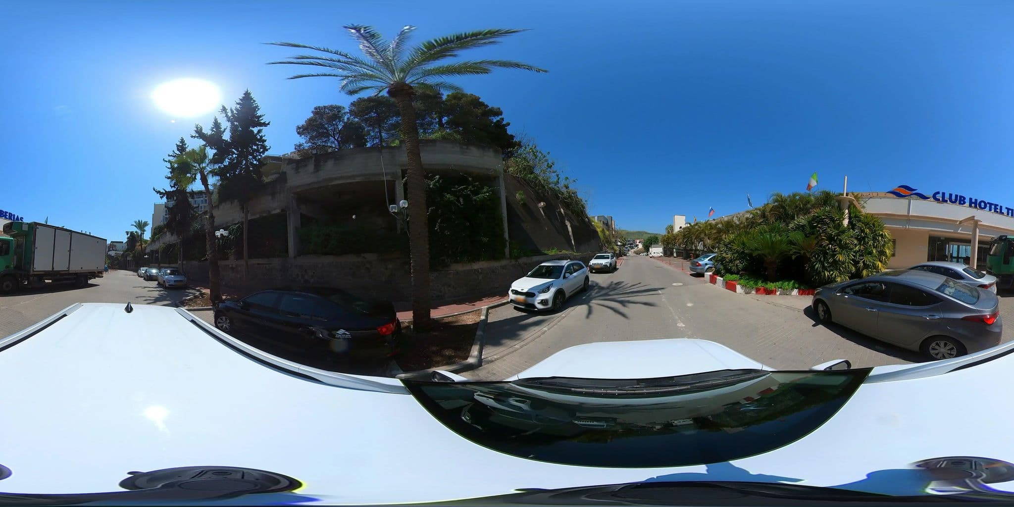 Street view near Club Hotel Tiberias, Tiberias — © Evgeniy360 (CC BY-SA · Mapillary)