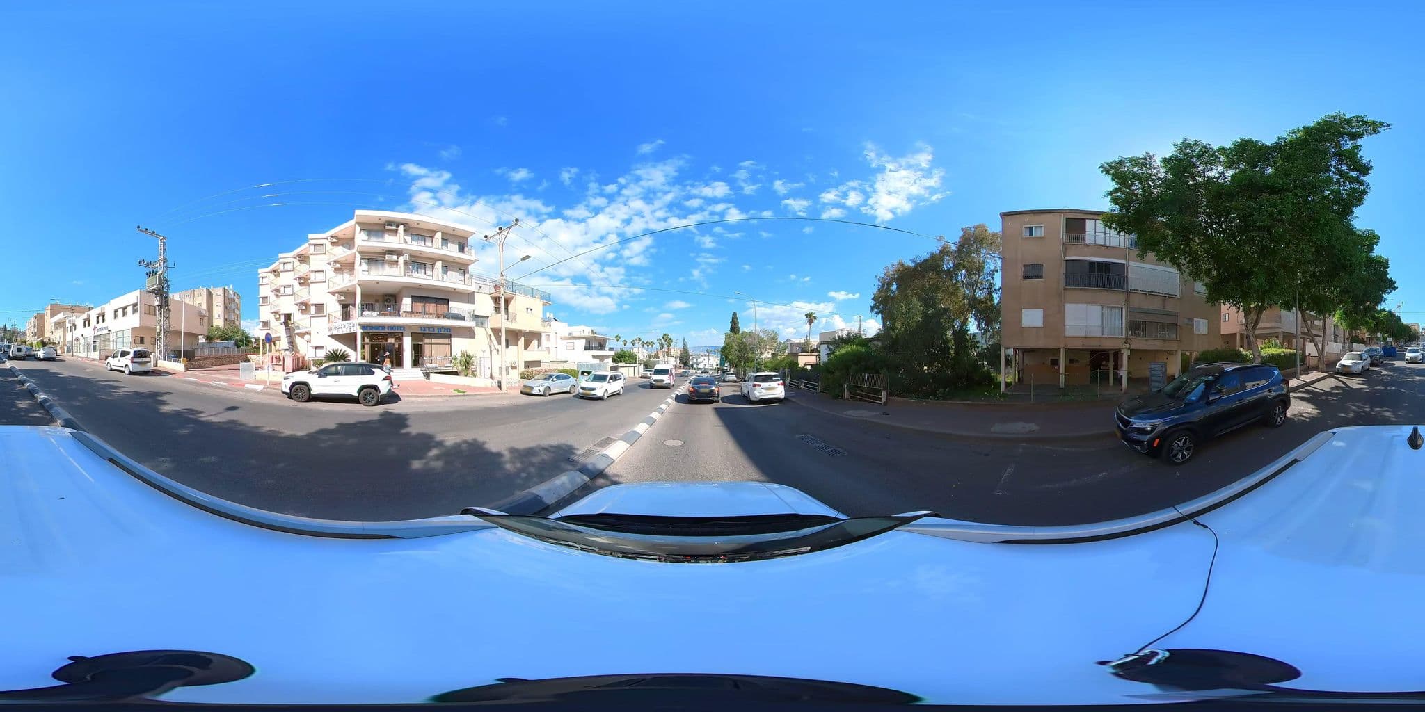 Street view near Hotel Berger Tiberias, Tiberias — © Evgeniy360 (CC BY-SA · Mapillary)