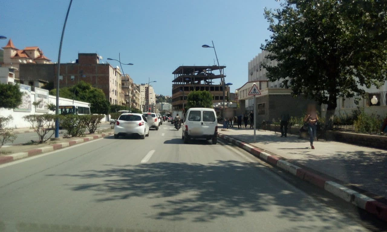 Street view near Hôtel Soummam, Béjaïa — © boffire (CC BY-SA · Mapillary)