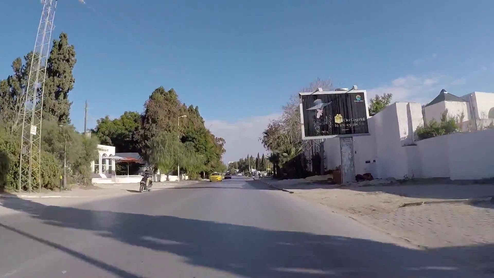 Street view near Hôtel Ribat, Hammamet — © cut (CC BY-SA · Mapillary)