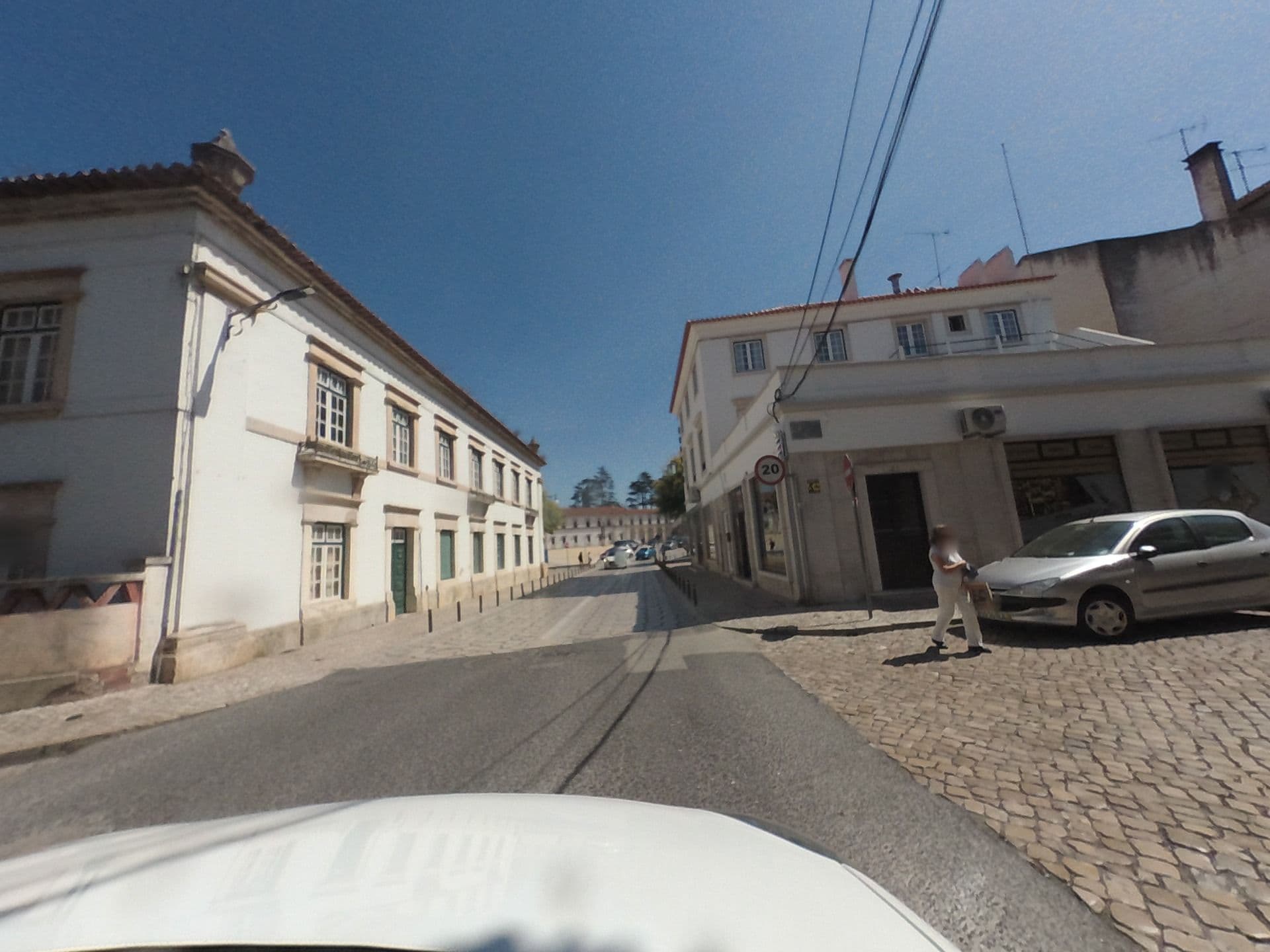 Street view near Hostel Rossio Alcobaça, Alcobaça — © portablebenefit (CC BY-SA · Mapillary)