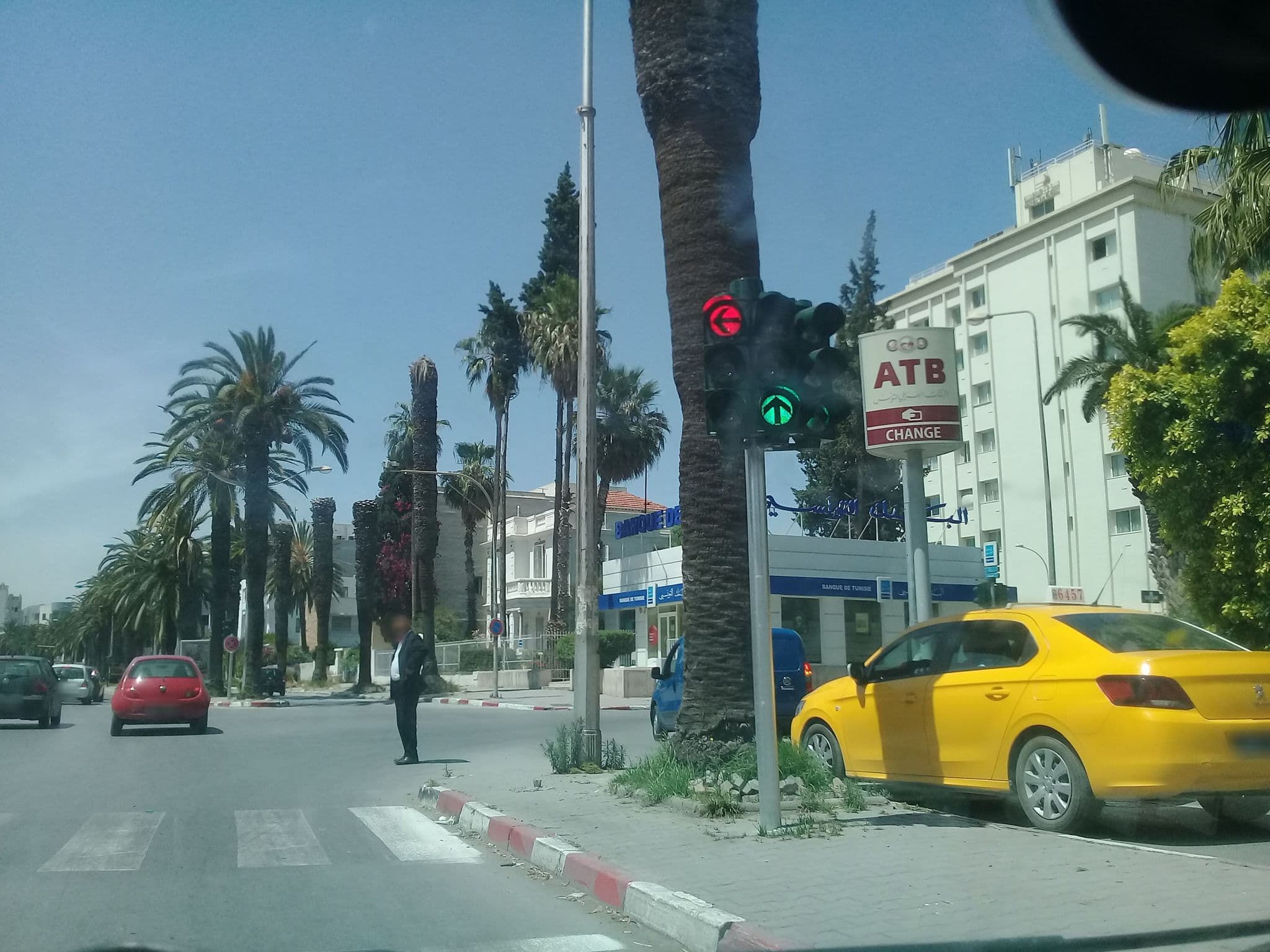 Street view near IBIS HOTEL ACCOR, Tunis — © graphicom (CC BY-SA · Mapillary)