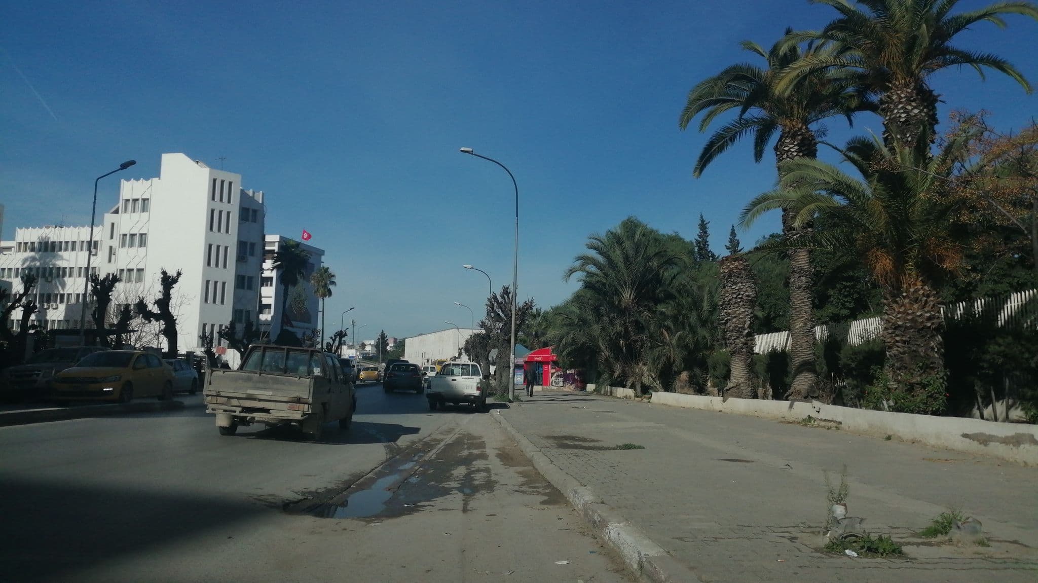 Street view near Companile, Tunis — © yahmadi (CC BY-SA · Mapillary)