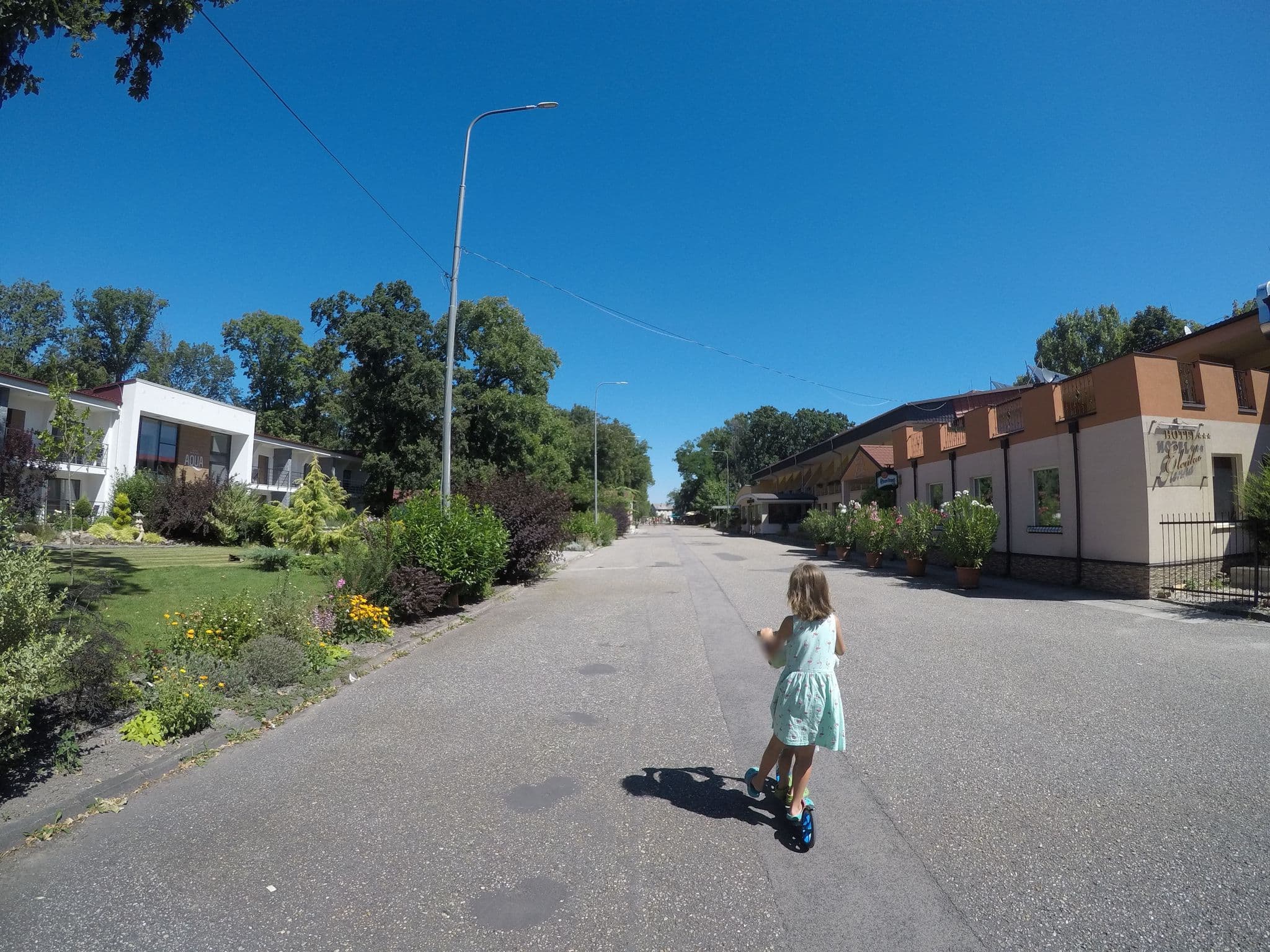 Street view near Hotel Aqua, Veľký Meder — © jose1711 (CC BY-SA · Mapillary)