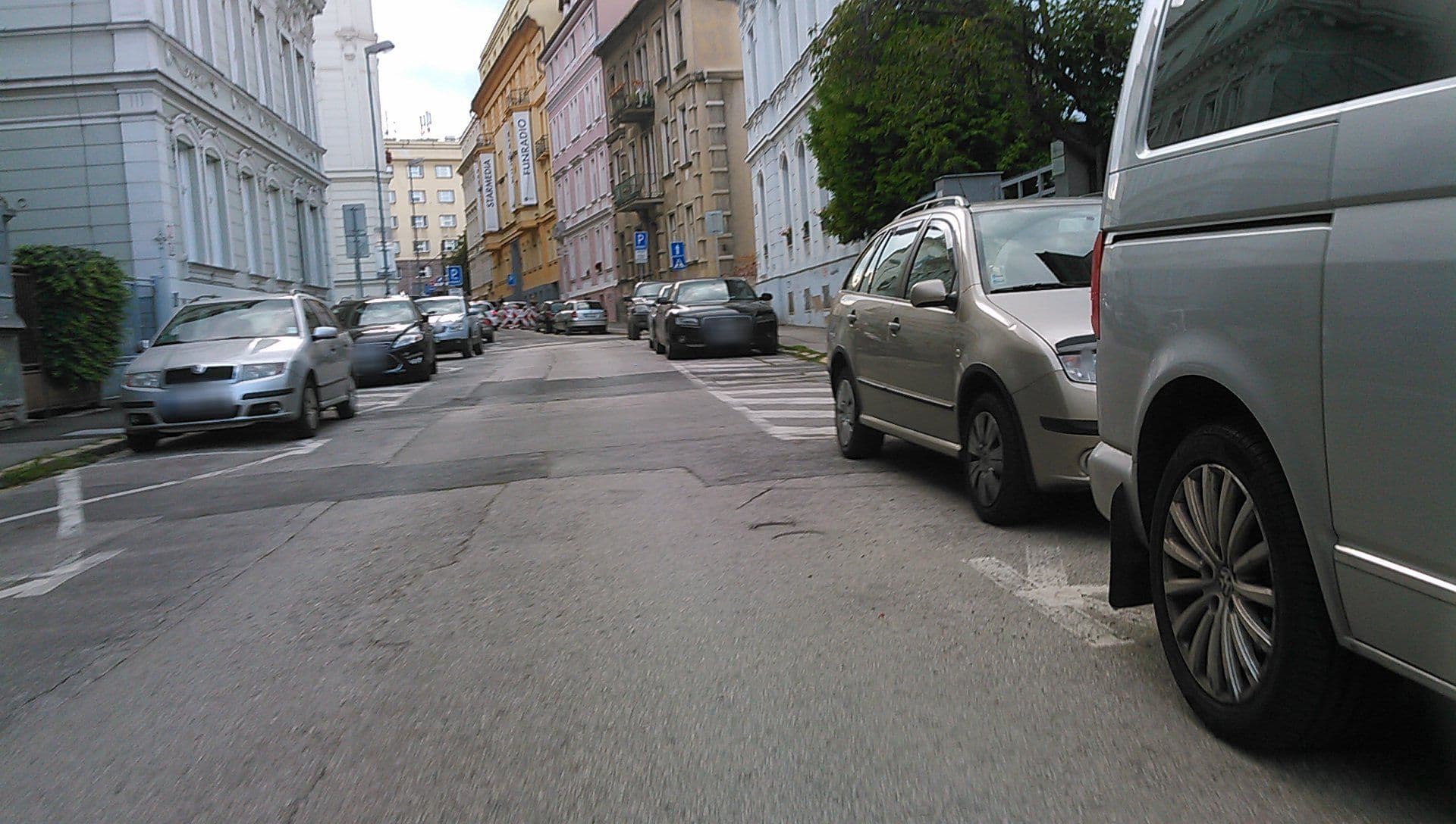 Street view near Dream Hostel, Bratislava — © michalp (CC BY-SA · Mapillary)