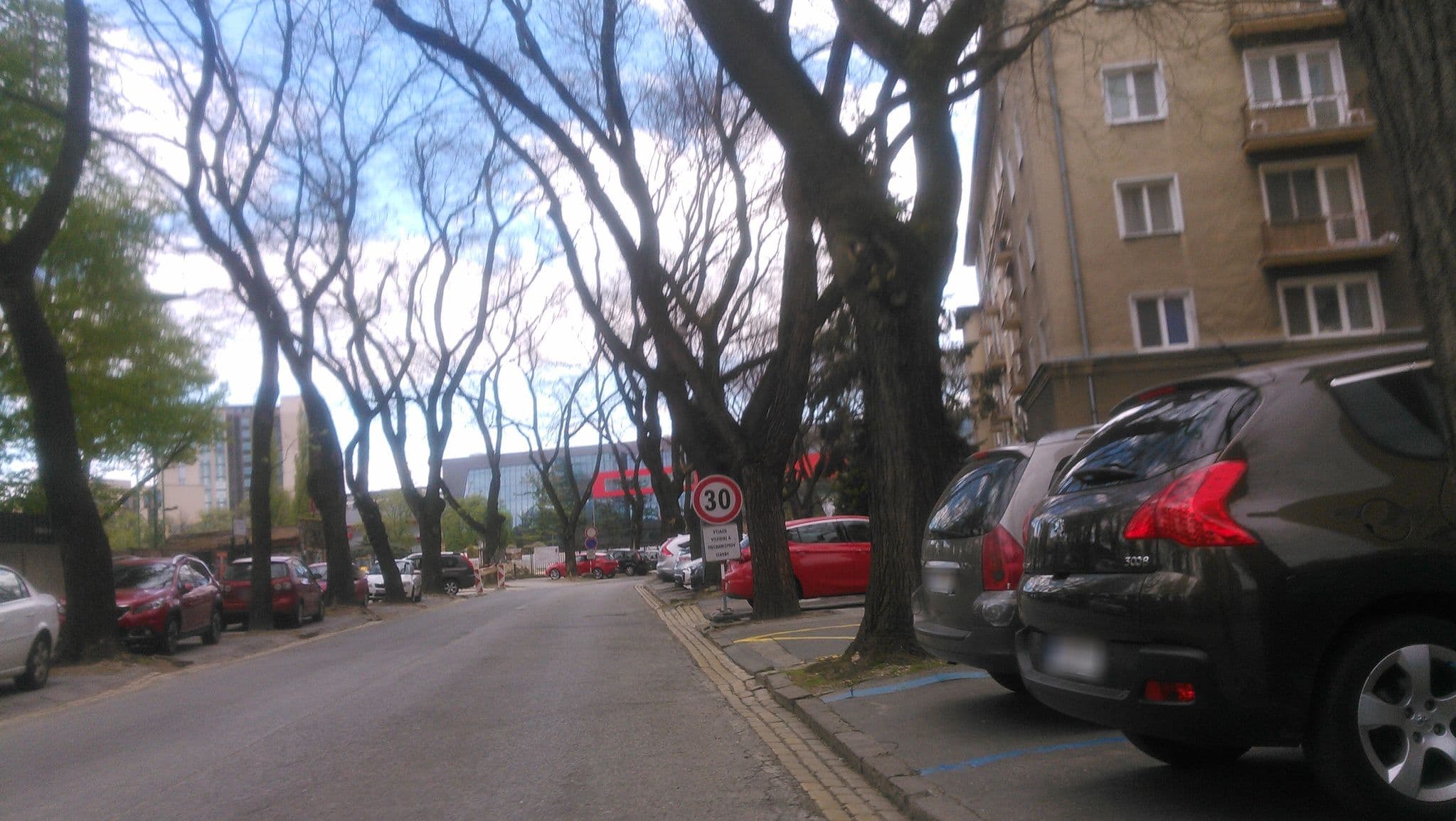Street view near Hotel Club, Bratislava — © michalp (CC BY-SA · Mapillary)