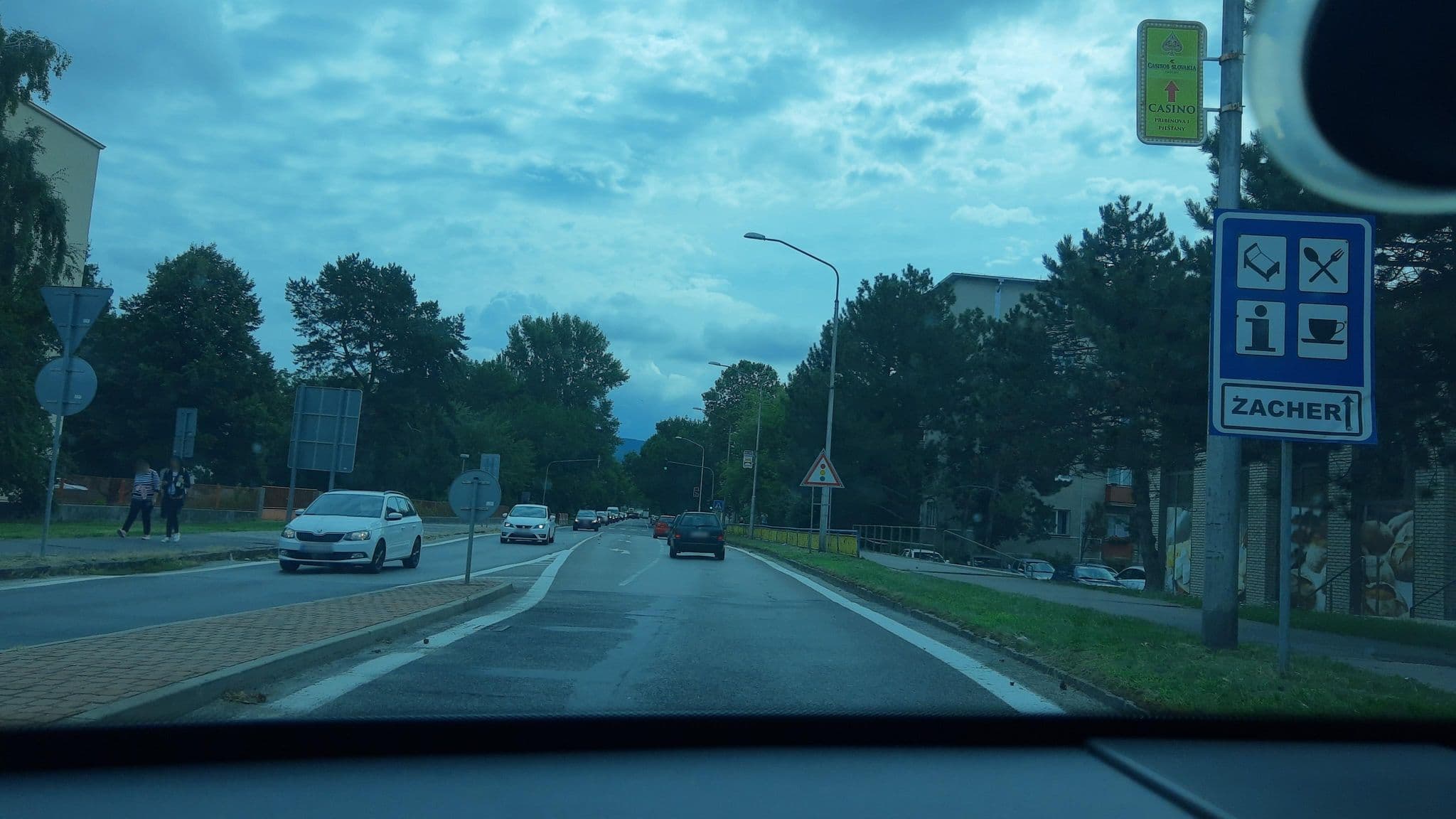 Street view near Hotel Atóm, Piešťany — © pescan (CC BY-SA · Mapillary)