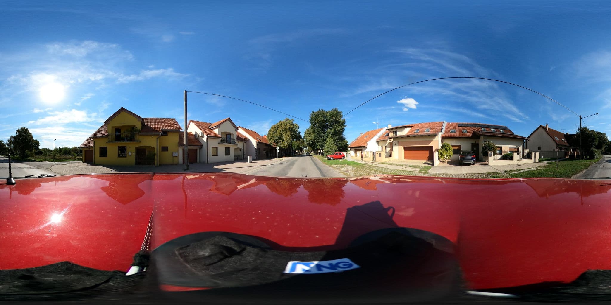 Street view near Penzión Atlas, Štúrovo — © osminng (CC BY-SA · Mapillary)