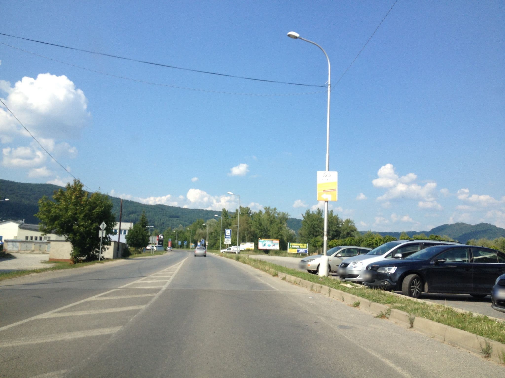 Street view near Aqua Hotel, Púchov — © georgo (CC BY-SA · Mapillary)