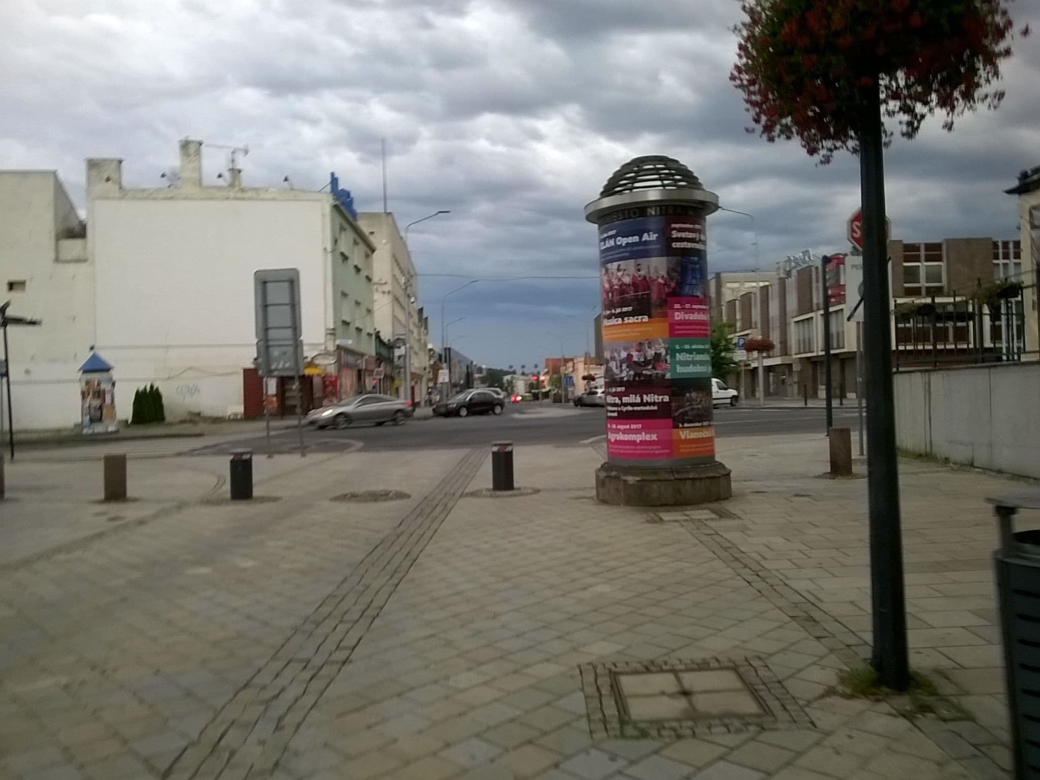 Street view near Golden Hoffer Hotel, Nitra — © moon4 (CC BY-SA · Mapillary)