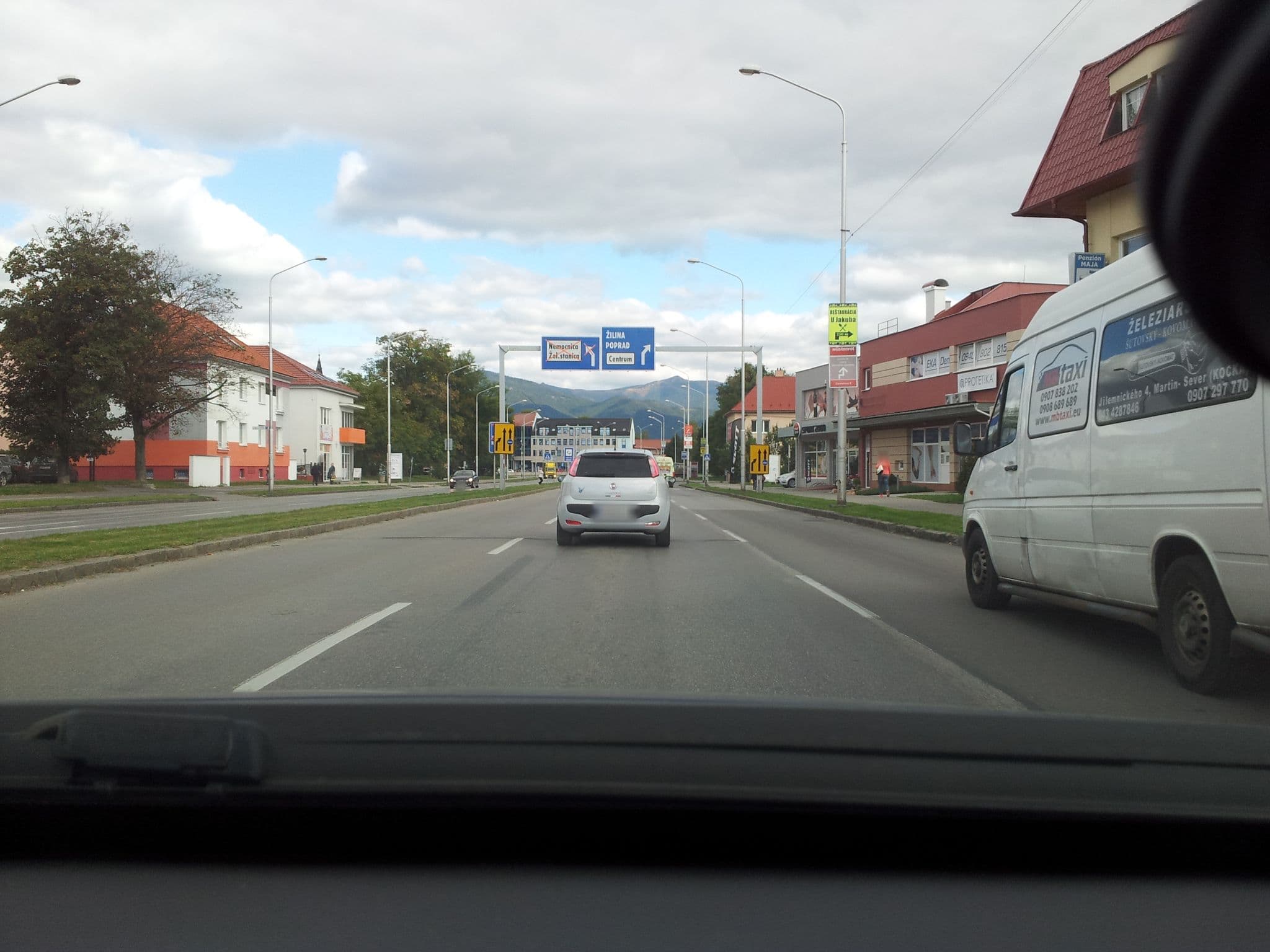 Street view near Penzion Maja, Martin — © durko_freemap (CC BY-SA · Mapillary)