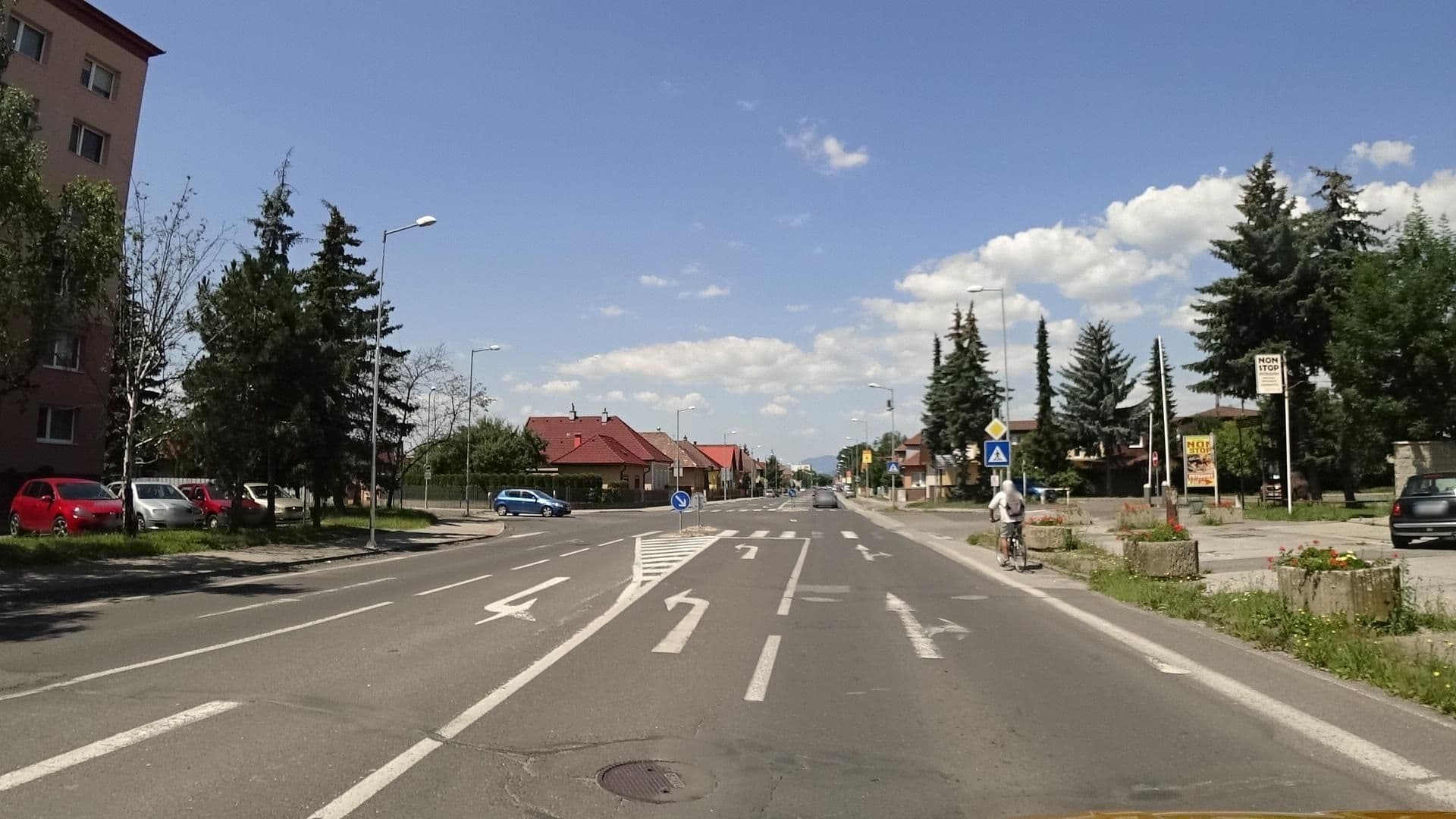Street view near Hotel Cestar, Liptovský Mikuláš — © kino (CC BY-SA · Mapillary)