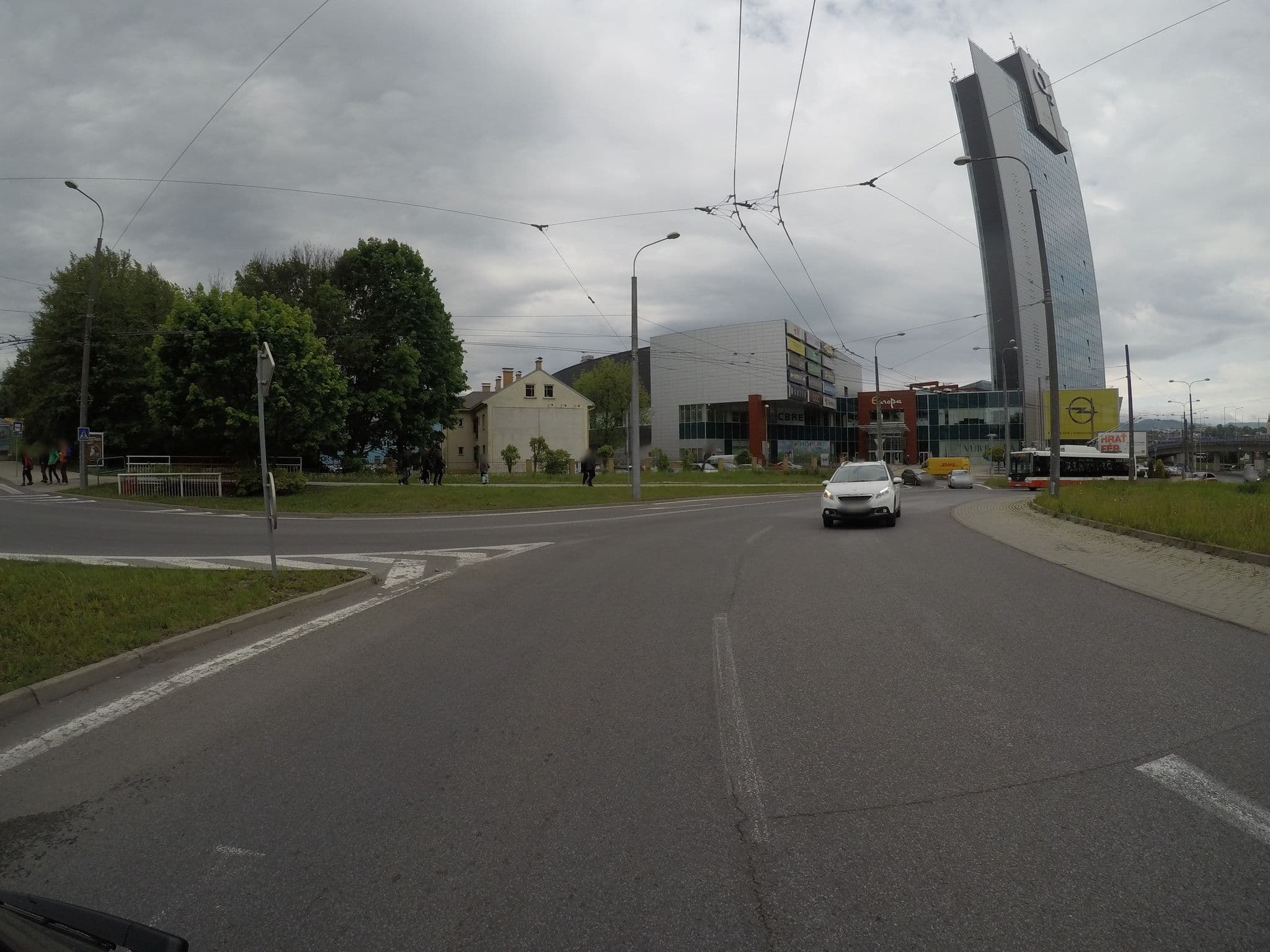 Street view near Hotel Dixon, Banská Bystrica — © chrisbeddow (CC BY-SA · Mapillary)