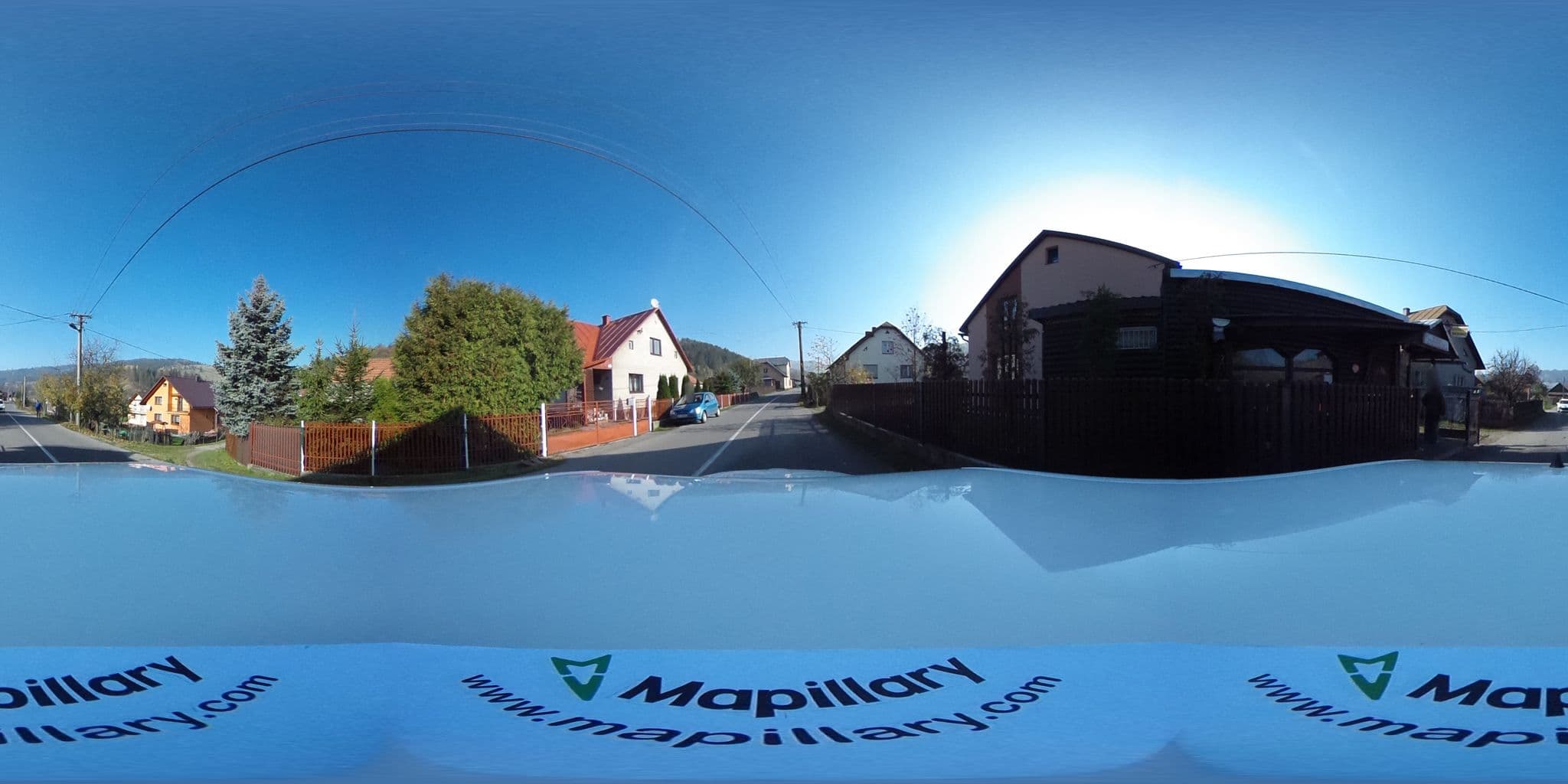 Street view near Penzion Fiesta, Oščadnica — © kayle (CC BY-SA · Mapillary)