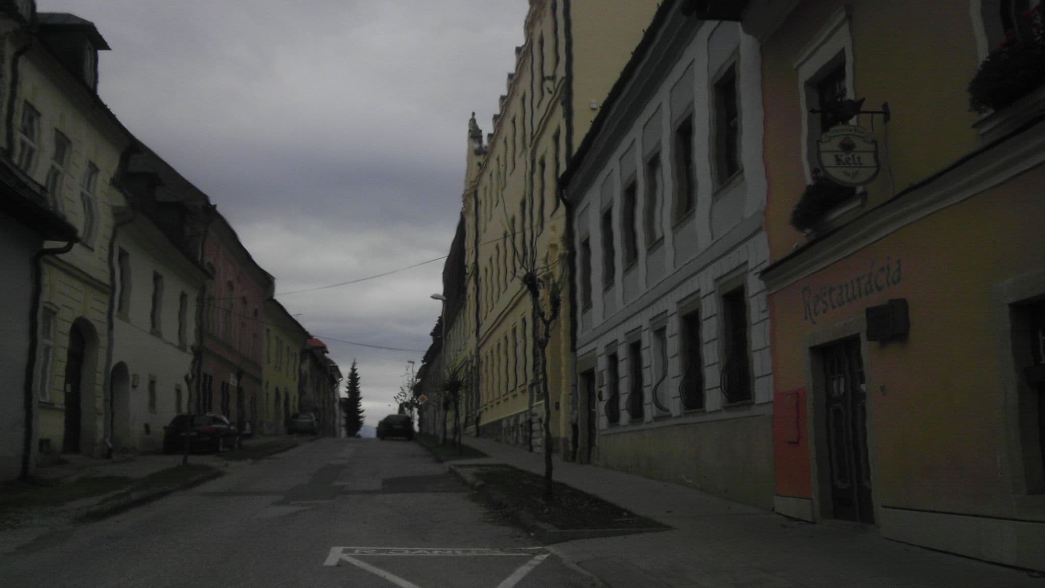 Street view near Reštaurácia a ubytovanie u Janusa, Levoča — © michalp (CC BY-SA · Mapillary)
