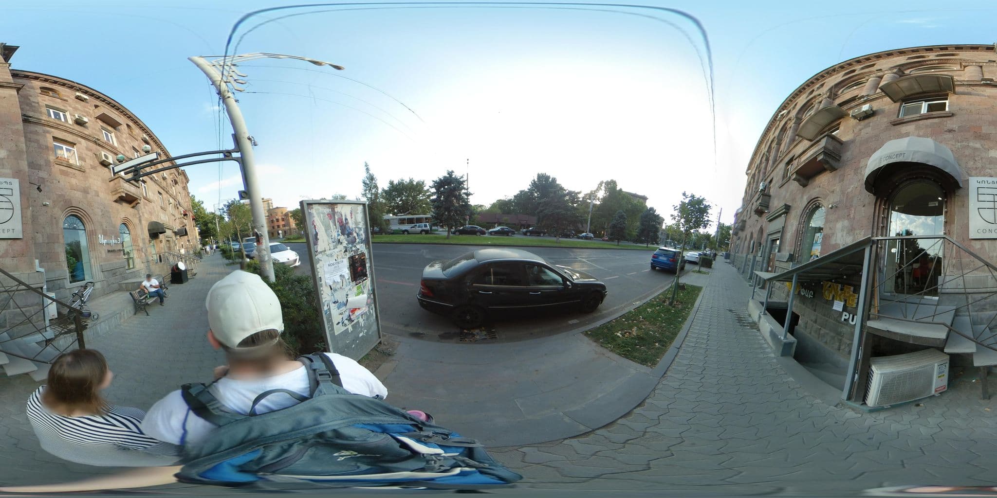Street view near City Center Hostel, Kentron — © vlivyur (CC BY-SA · Mapillary)