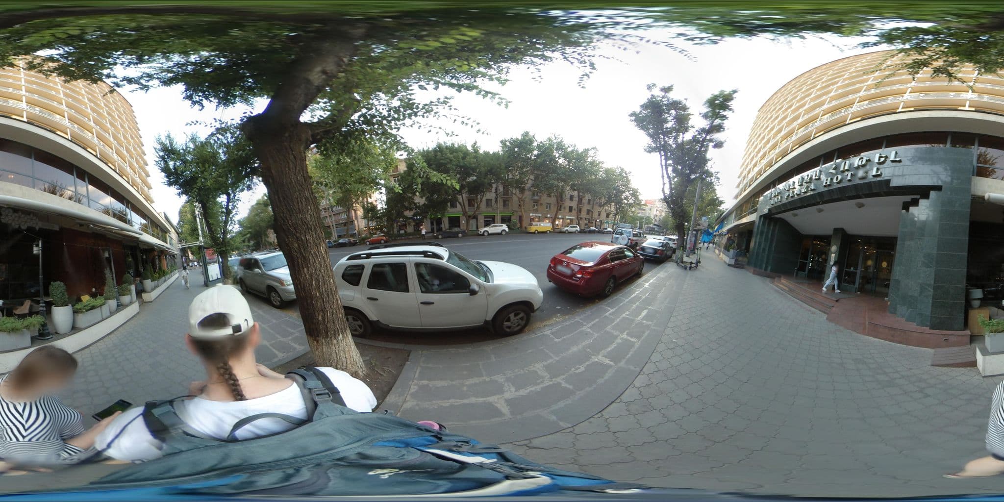 Street view near Ani Plaza Hotel Pool, Kentron — © vlivyur (CC BY-SA · Mapillary)