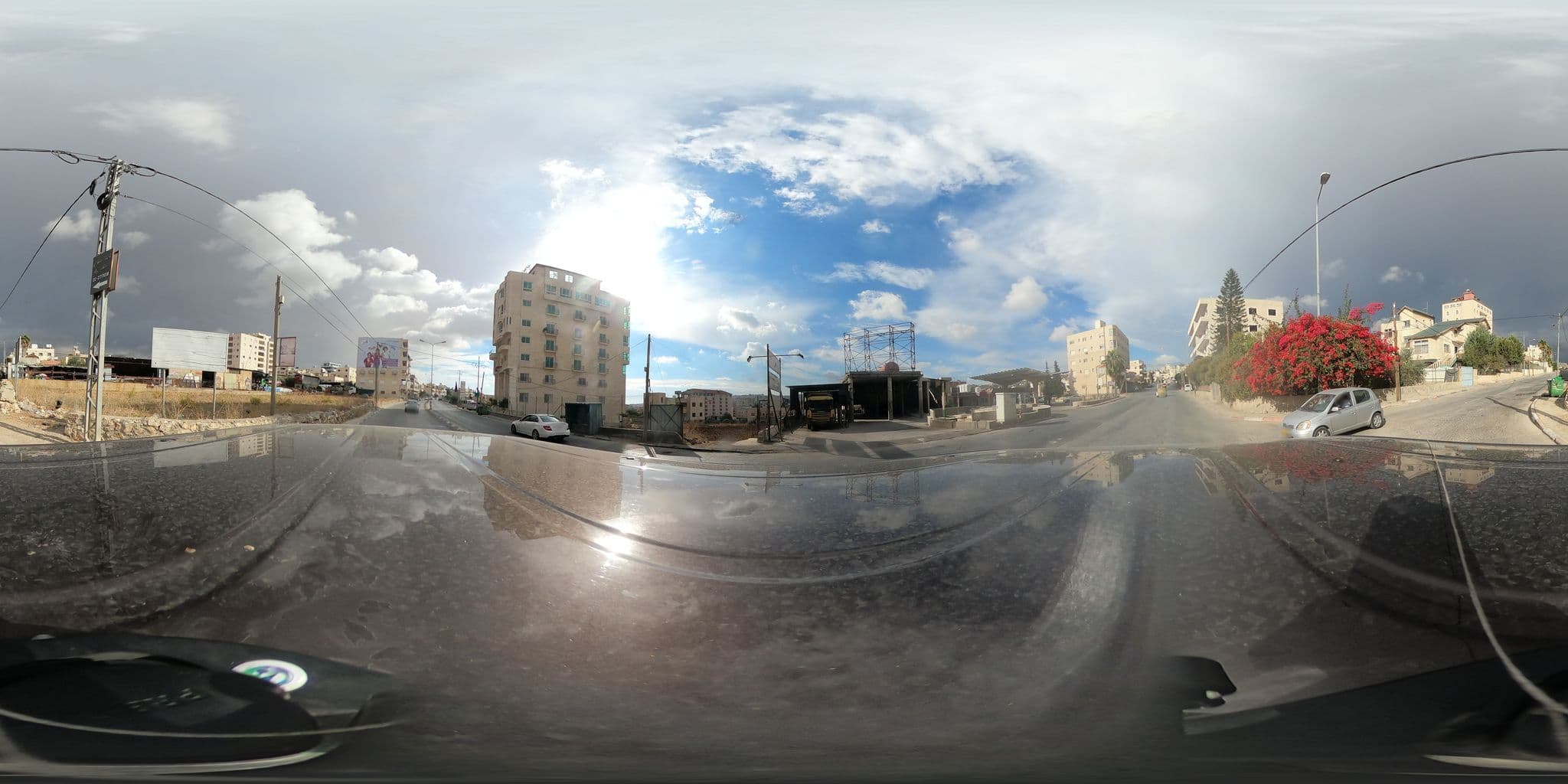 Street view near Eman Regency Hotel, Bayt Sāḩūr — © 360ms (CC BY-SA · Mapillary)