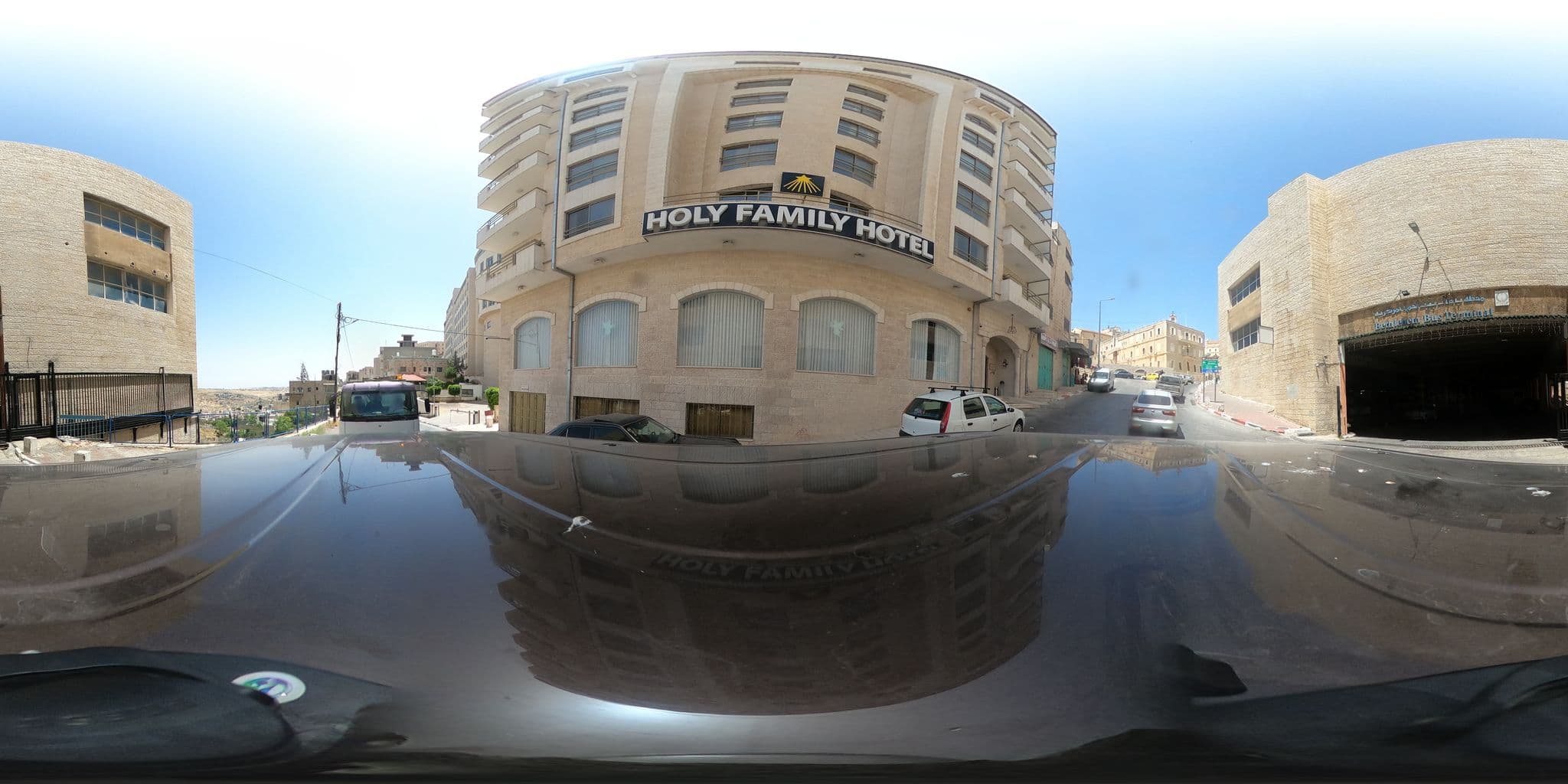 Street view near Holy Family Hotel, Bethlehem — © 360ms (CC BY-SA · Mapillary)