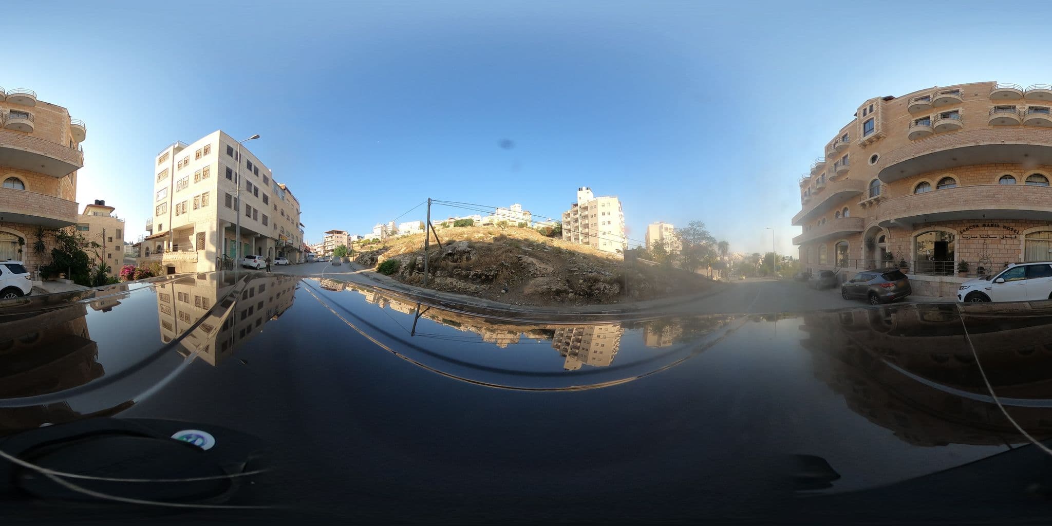 Street view near Sancta Maria Hotel, Bethlehem — © 360ms (CC BY-SA · Mapillary)