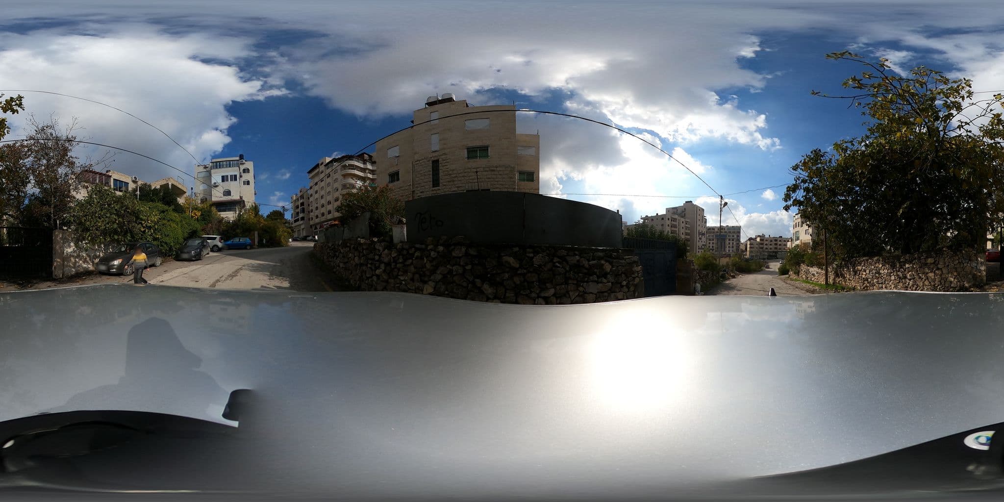 Street view near Abu Mazen Hotel, Hebron — © 360ms (CC BY-SA · Mapillary)