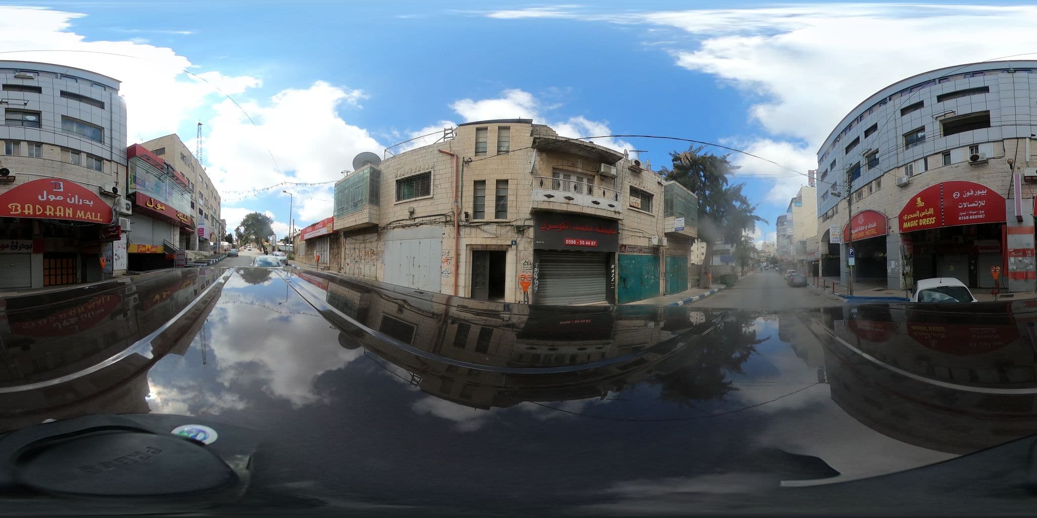 Street view near Meryland Hotel, Ramallah — © 360ms (CC BY-SA · Mapillary)