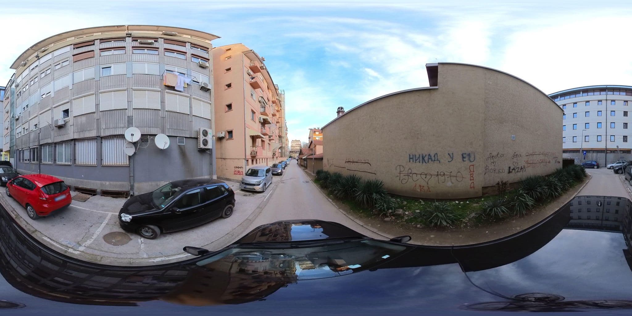 Street view near Hotel Narcis, Valjevo — © brackone (CC BY-SA · Mapillary)