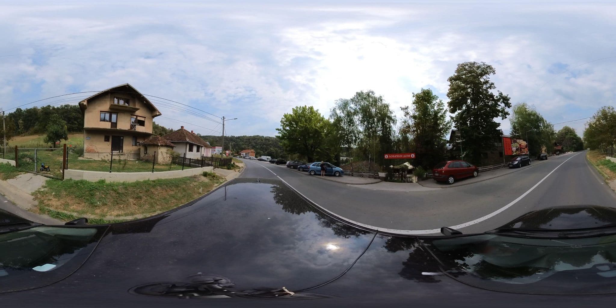 Street view near Lovački dom „Braća Nedić”, Valjevo — © brackone (CC BY-SA · Mapillary)