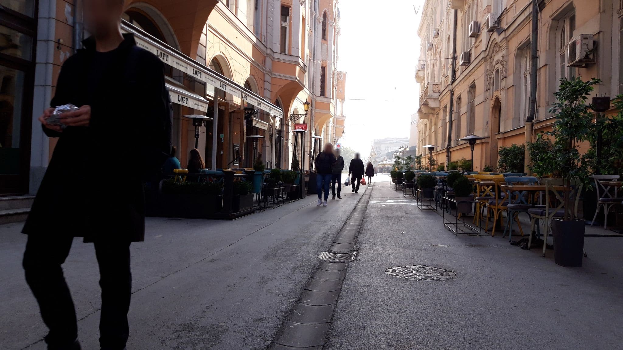 Street view near Queen Palace, Novi Sad — © fivewho (CC BY-SA · Mapillary)