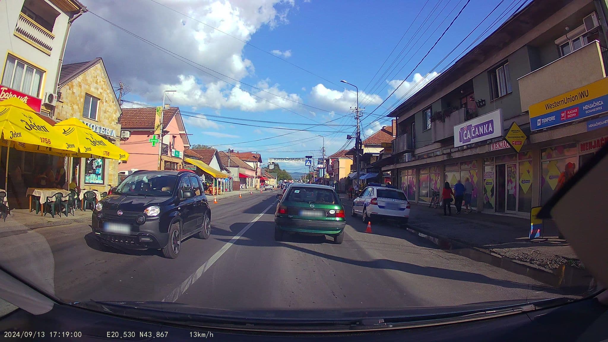 Street view near Hotel Baralić, Preljina — © pmilanovic (CC BY-SA · Mapillary)