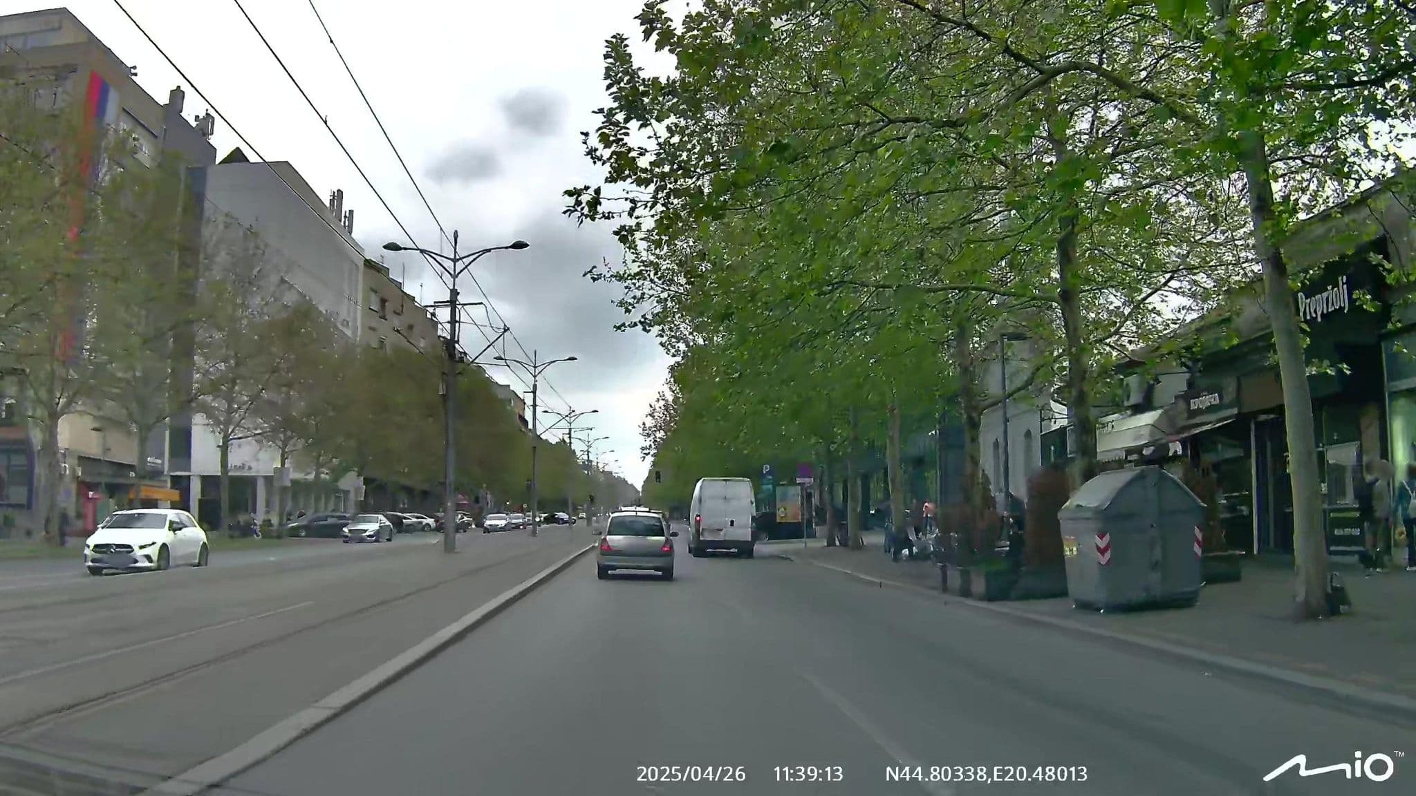 Street view near Soho Rooms, Belgrade — © puky (CC BY-SA · Mapillary)