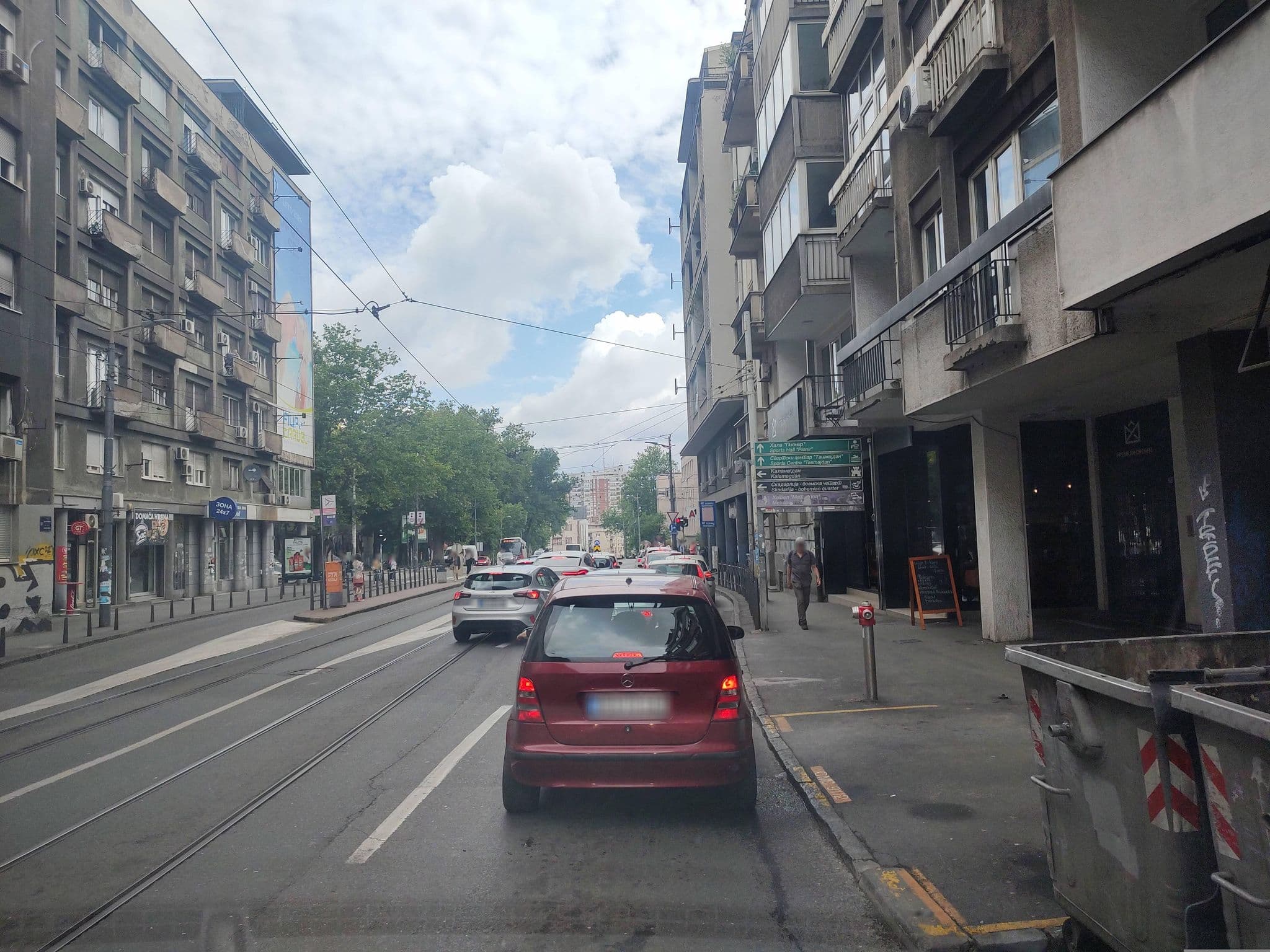 Street view near Premium Crown Suites, Belgrade — © smajser1 (CC BY-SA · Mapillary)