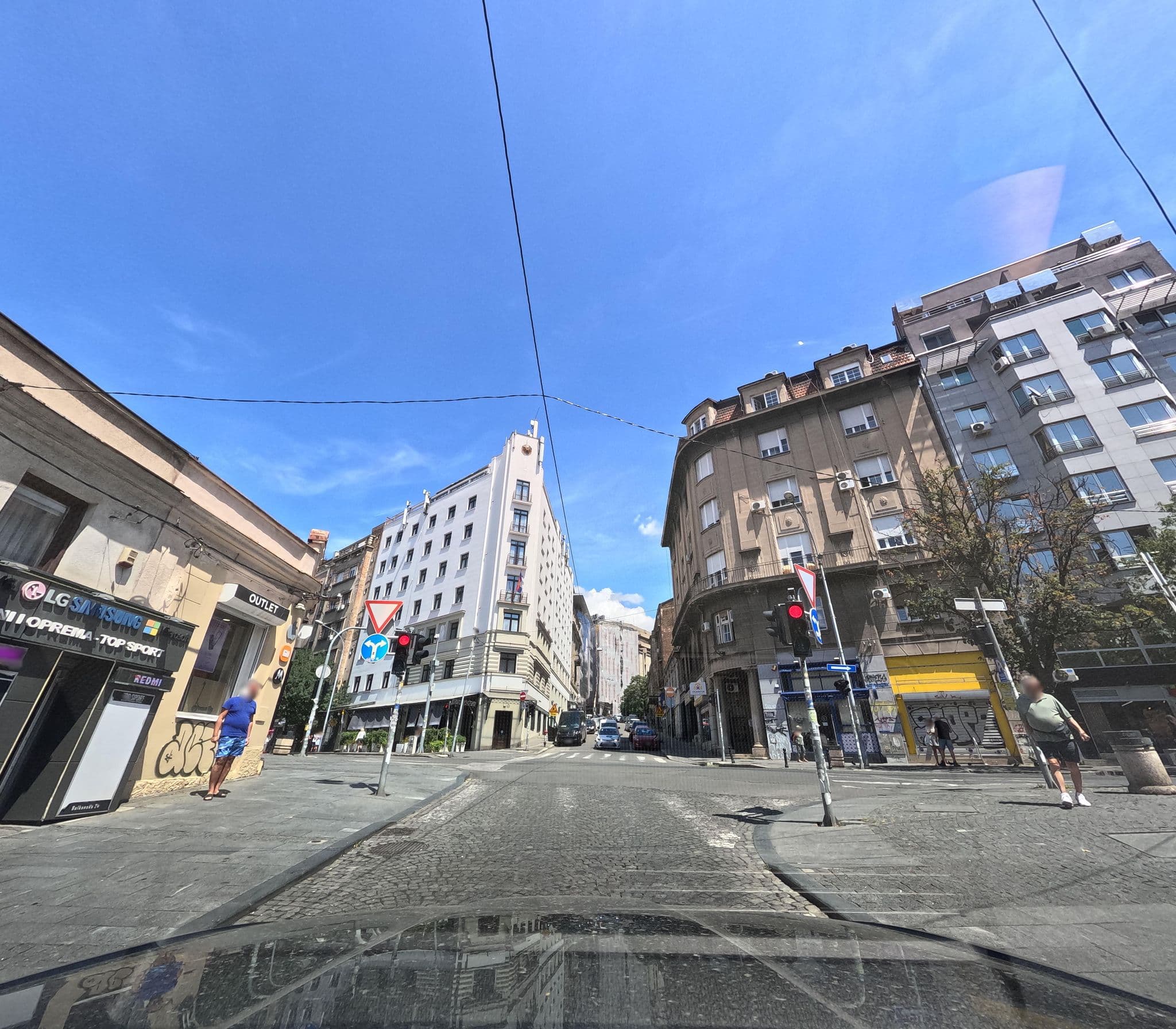 Street view near Hostel Home Sweet Home, Belgrade — © Cakalovski (CC BY-SA · Mapillary)
