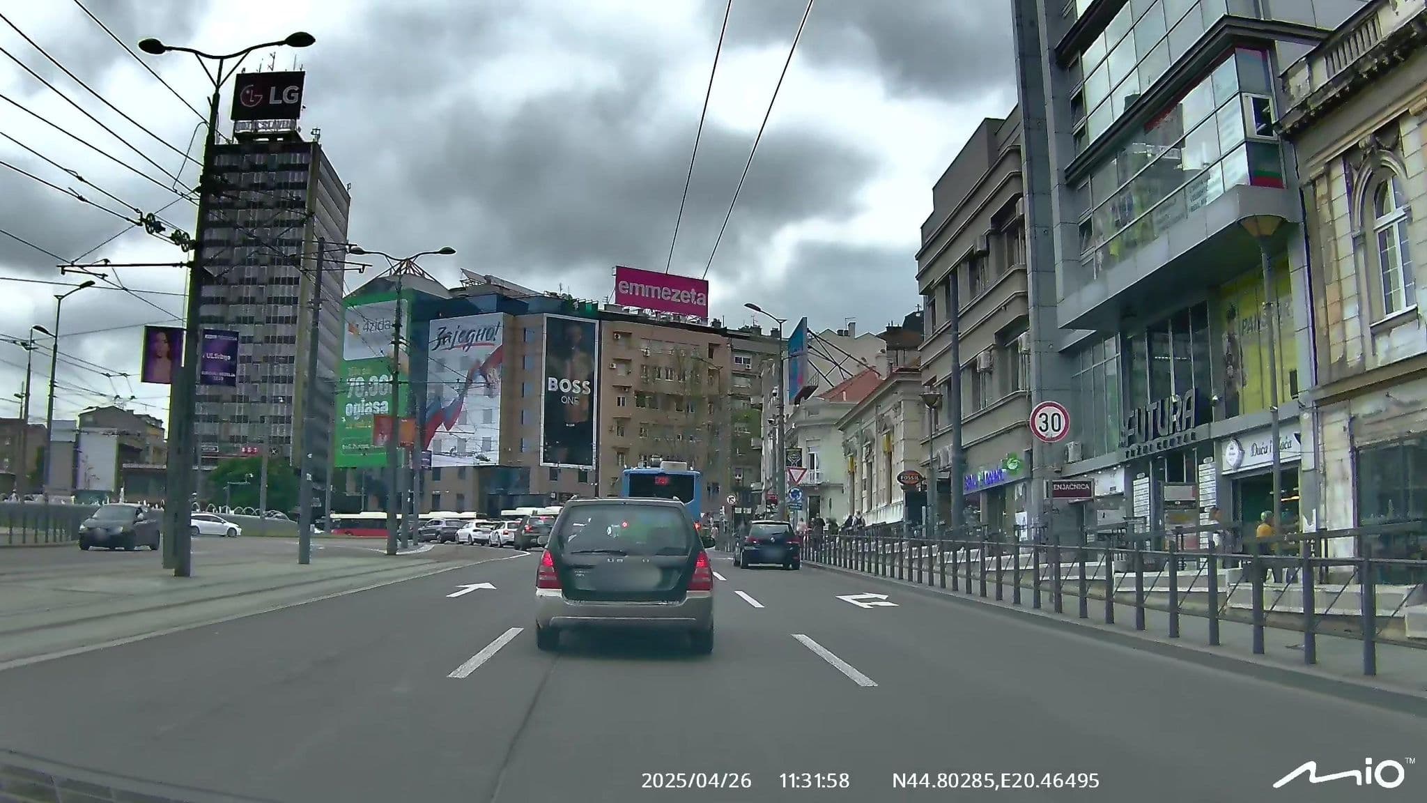 Street view near Happy Hostel, Belgrade — © puky (CC BY-SA · Mapillary)