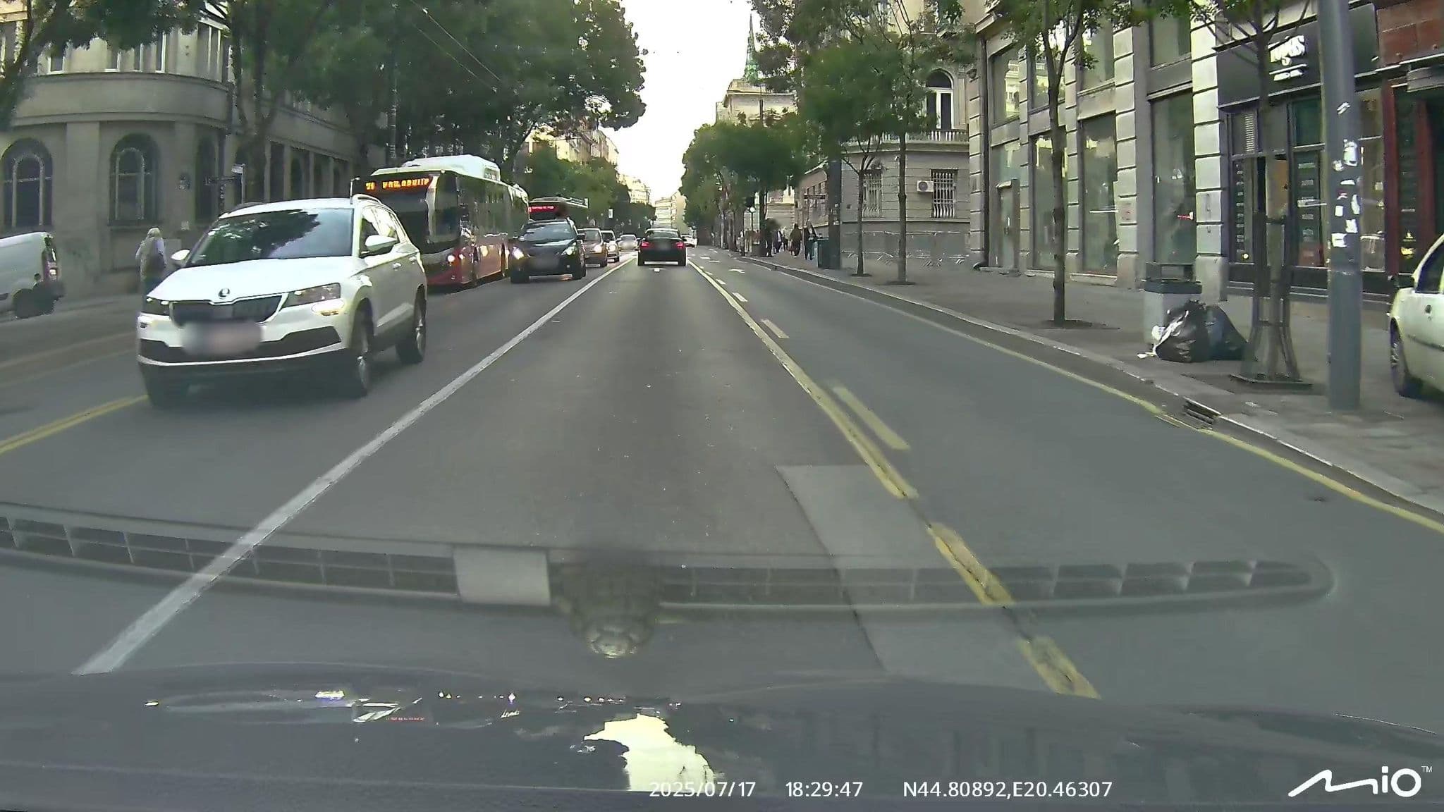 Street view near San Mara's Hostel, Belgrade — © puky (CC BY-SA · Mapillary)