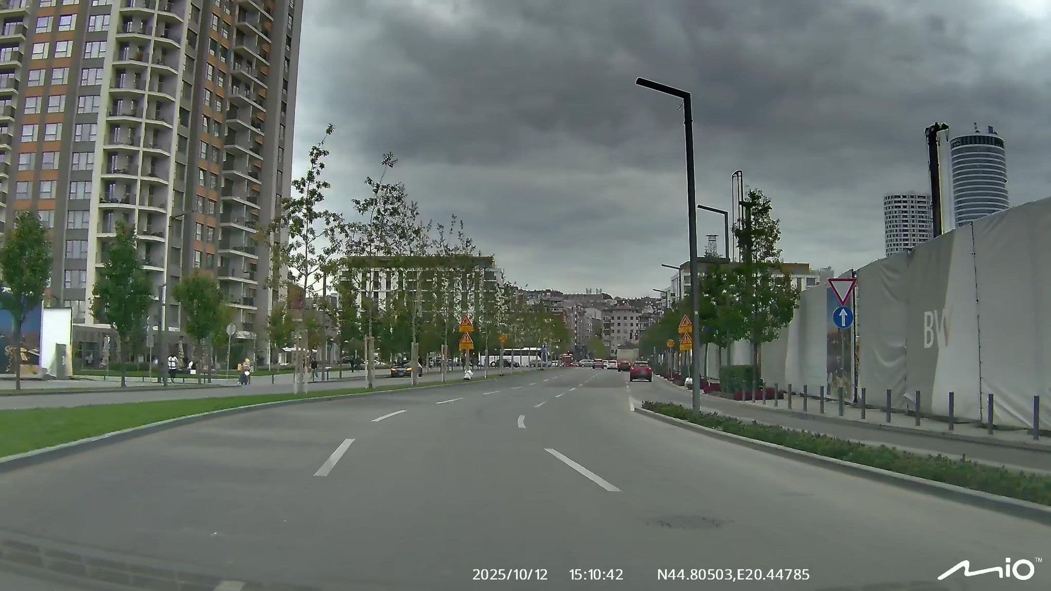 Street view near St Regis Belgrade Marriott, Belgrade — © puky (CC BY-SA · Mapillary)