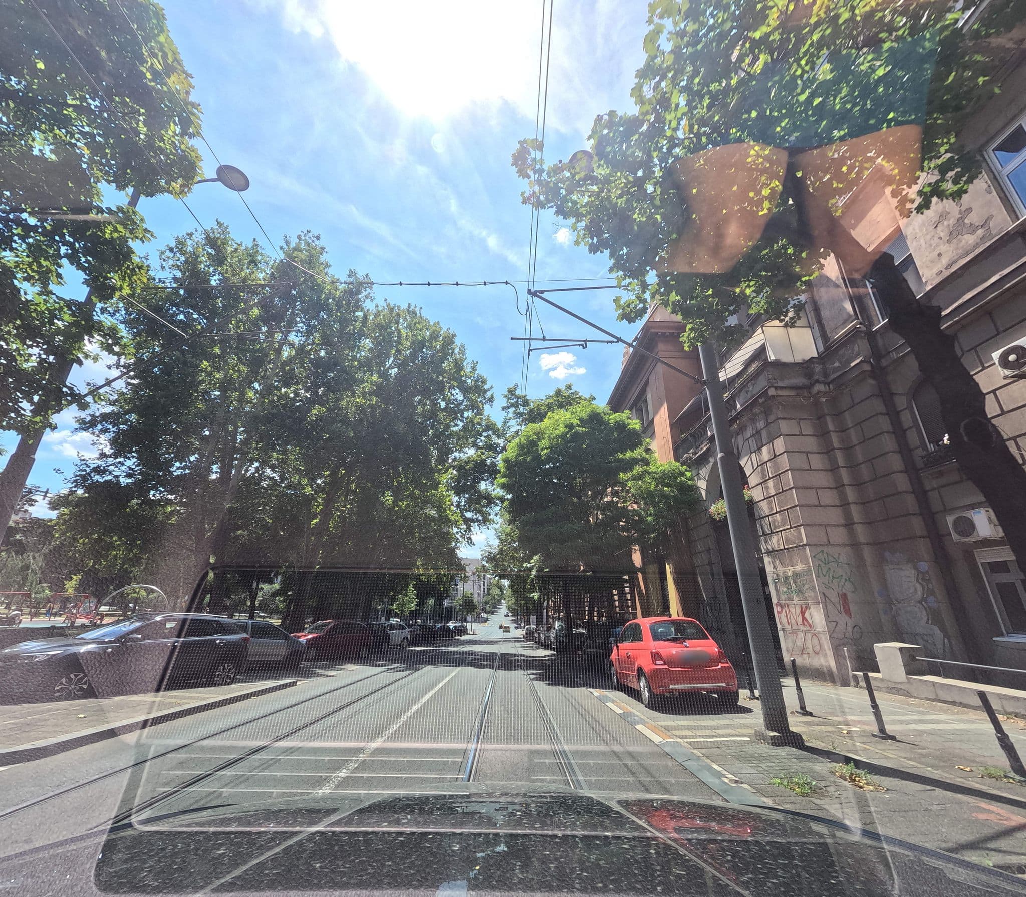 Street view near Hotel Argo, Belgrade — © Cakalovski (CC BY-SA · Mapillary)