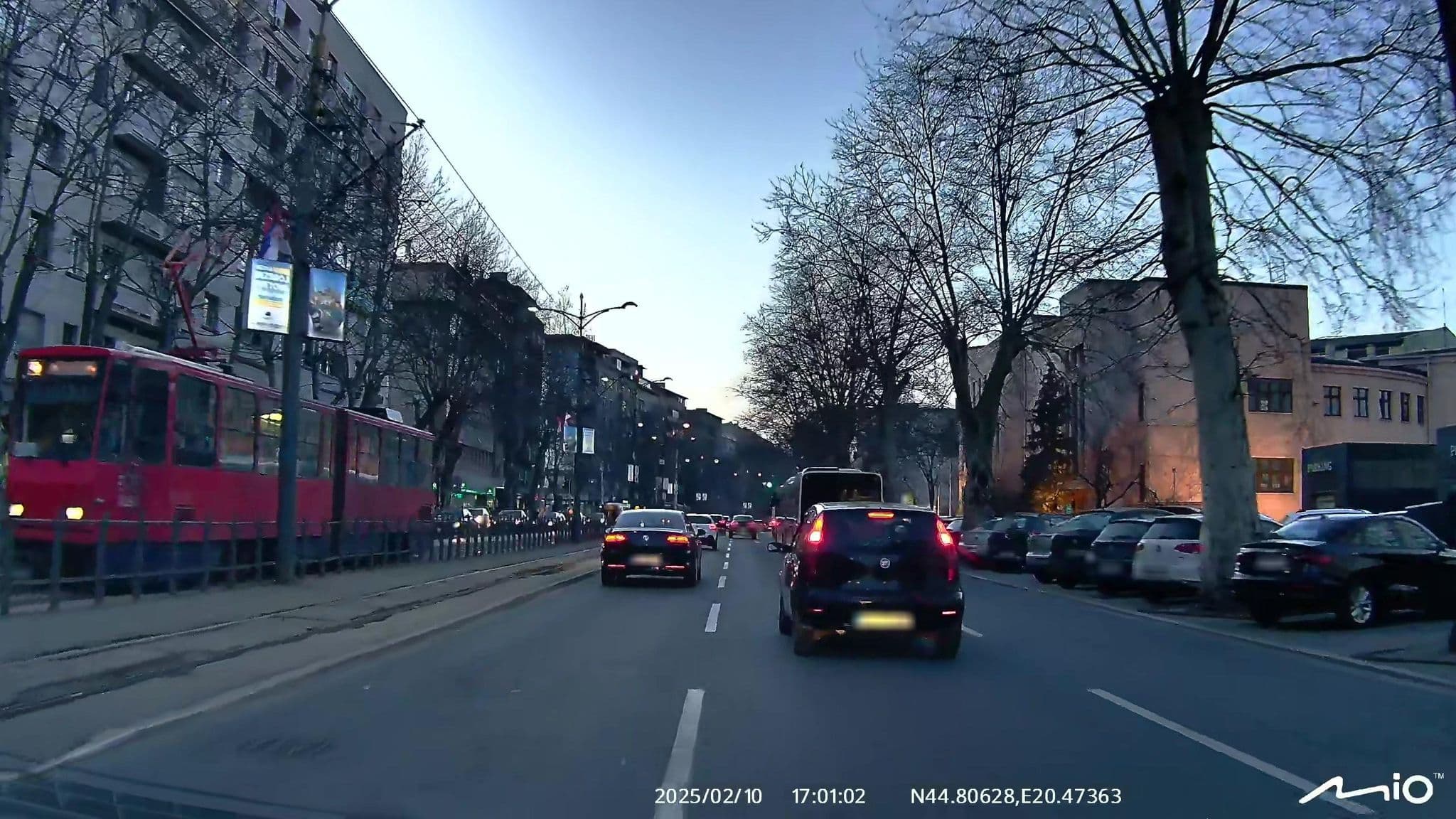 Street view near Metropol Palace Lobby, Belgrade — © puky (CC BY-SA · Mapillary)