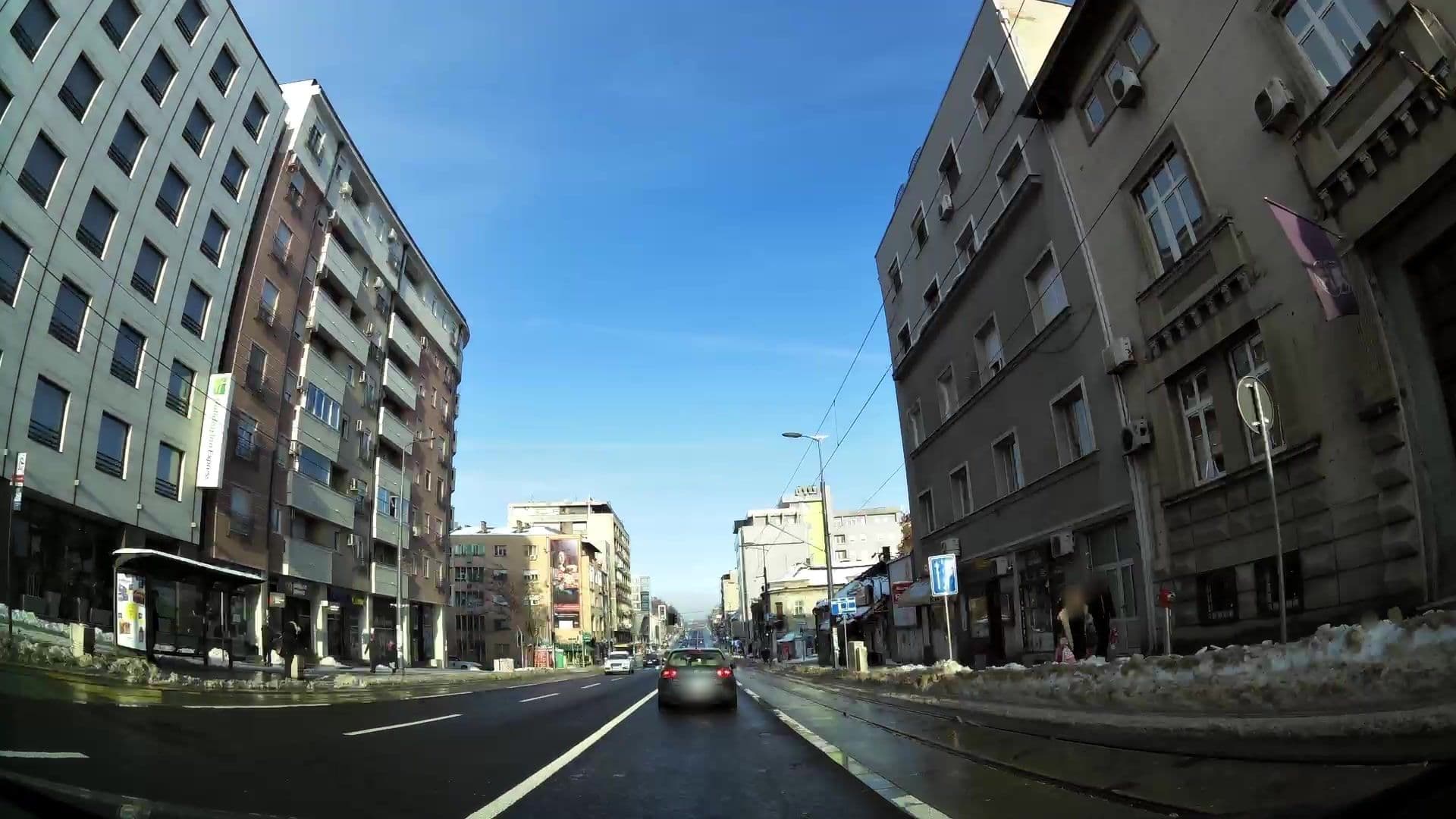 Street view near HolidayInn Express, Belgrade — © kaartcam (CC BY-SA · Mapillary)