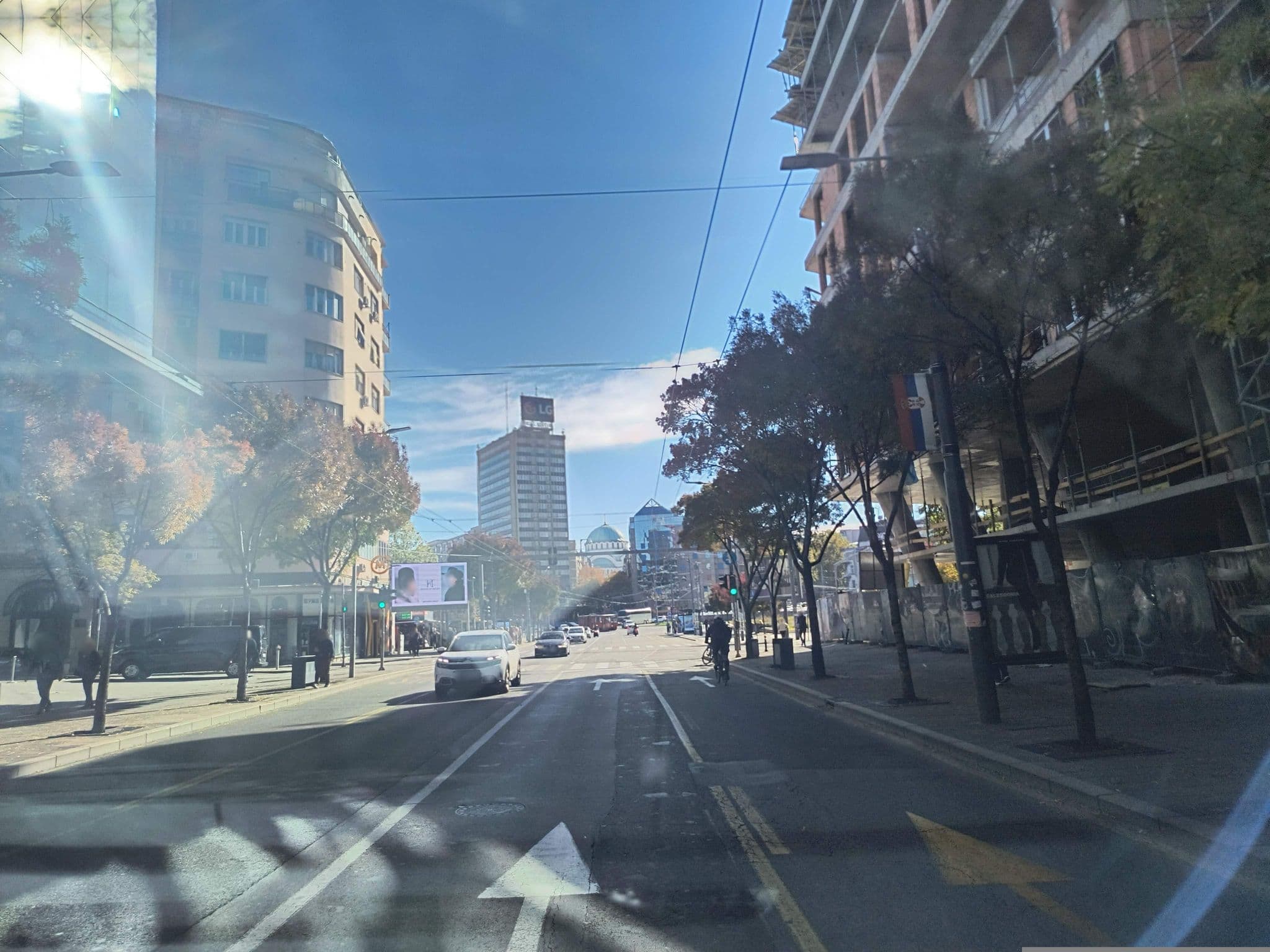 Street view near Hilton, Belgrade — © smajser1 (CC BY-SA · Mapillary)