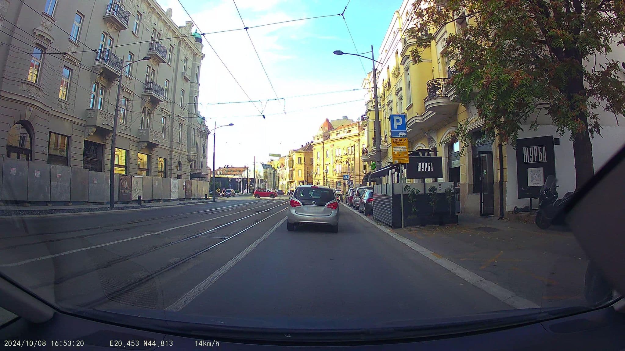 Street view near Bristol, Belgrade — © pmilanovic (CC BY-SA · Mapillary)