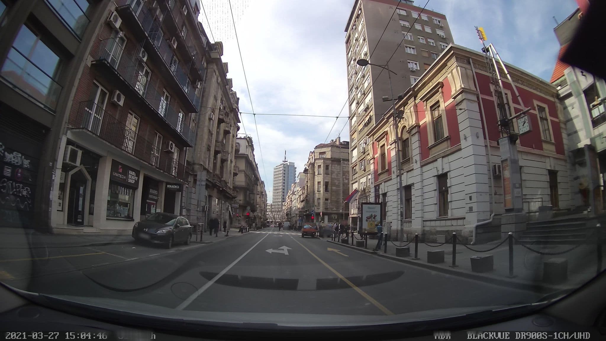 Street view near Studio 600, Belgrade — © brackone (CC BY-SA · Mapillary)