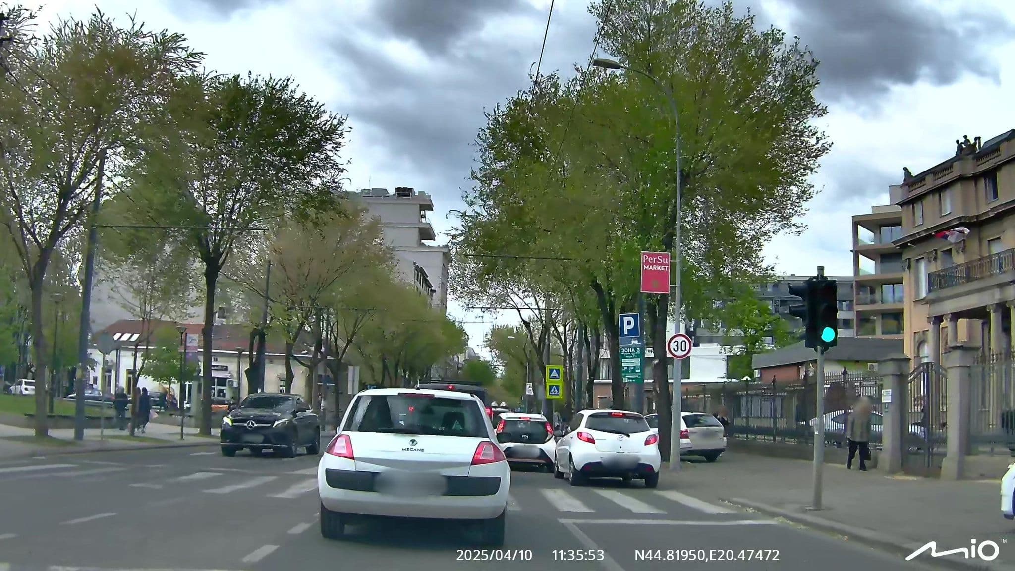 Street view near Allure Caramel Hotel, Belgrade — © puky (CC BY-SA · Mapillary)