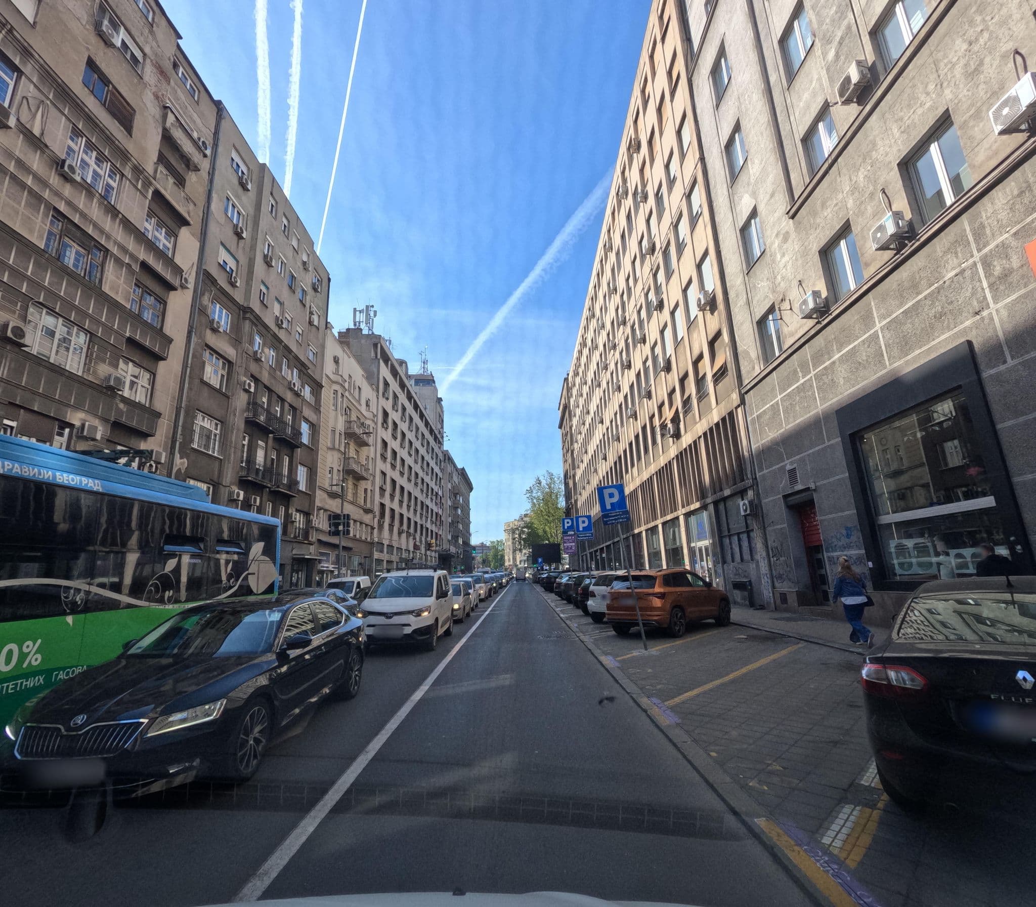 Street view near Traveler's Hostel, Belgrade — © smajser1 (CC BY-SA · Mapillary)