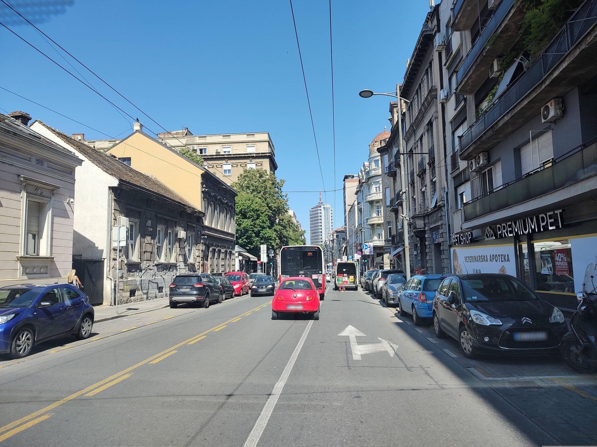 Street view near Hostel Sky 10, Belgrade — © smajser1 (CC BY-SA · Mapillary)