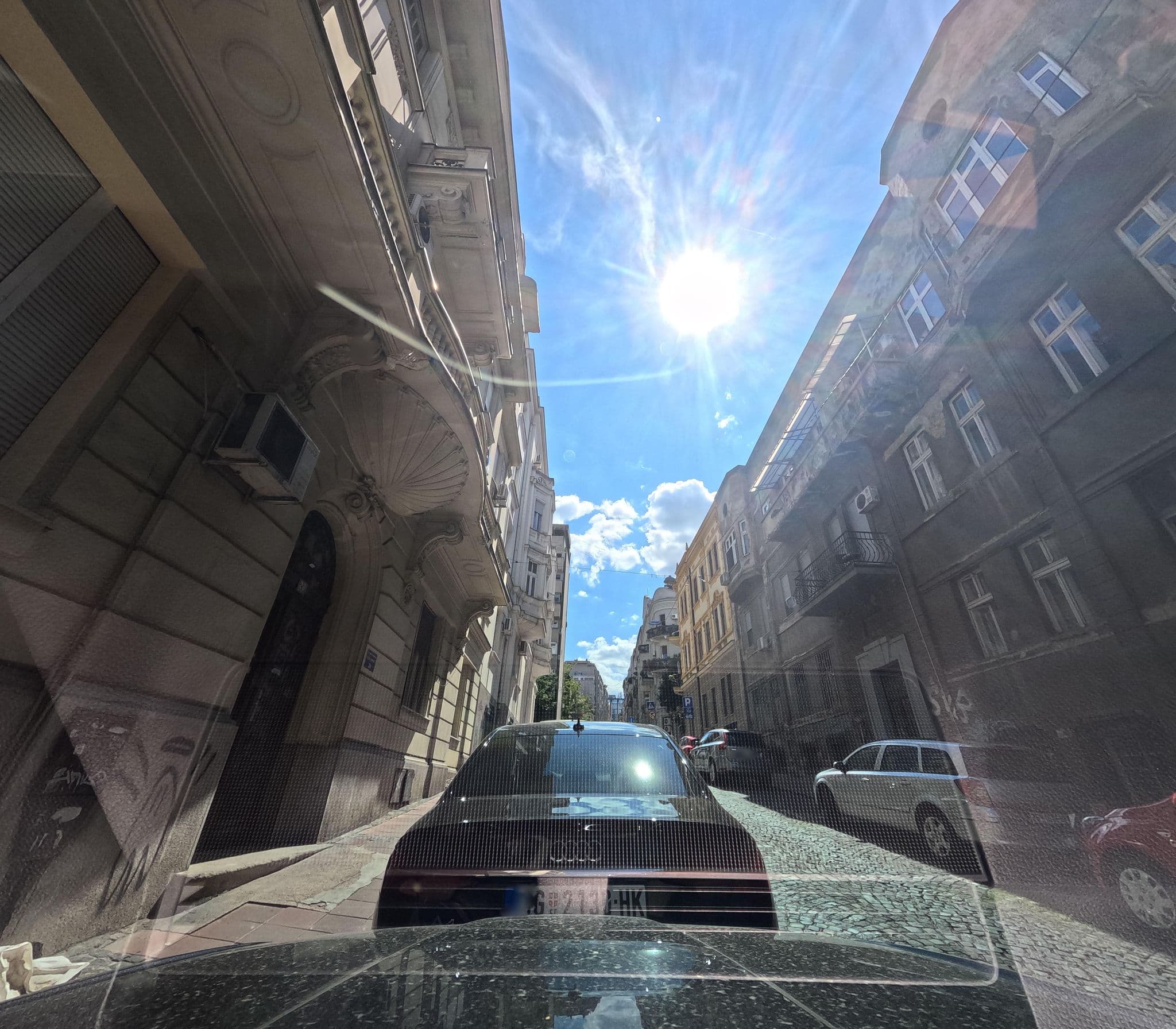 Street view near Mileswasrooms Hostel, Belgrade — © Cakalovski (CC BY-SA · Mapillary)