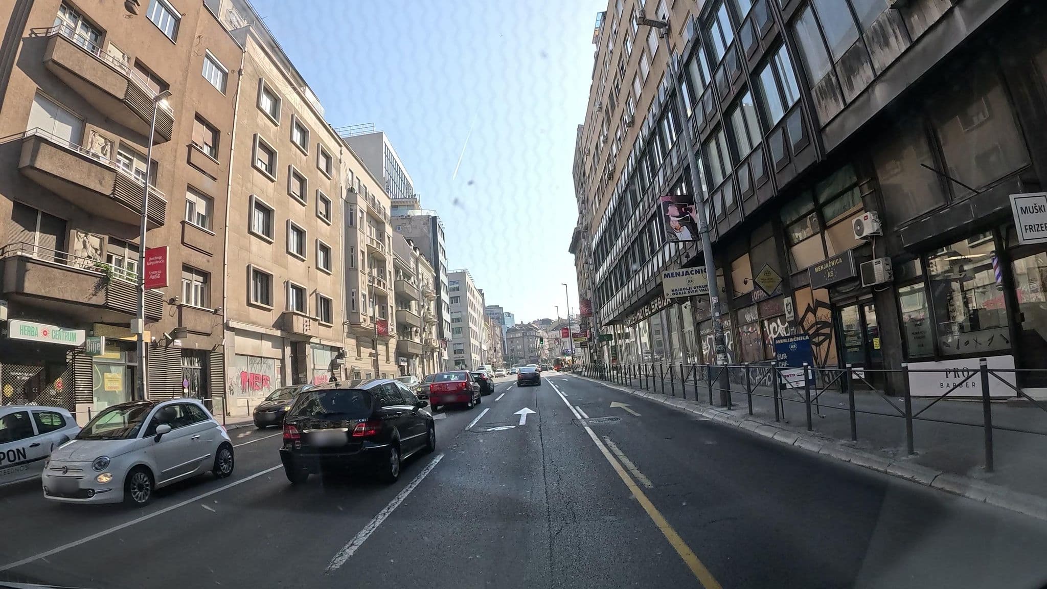 Street view near In Old Shoes Hostel, Belgrade — © smajser1 (CC BY-SA · Mapillary)