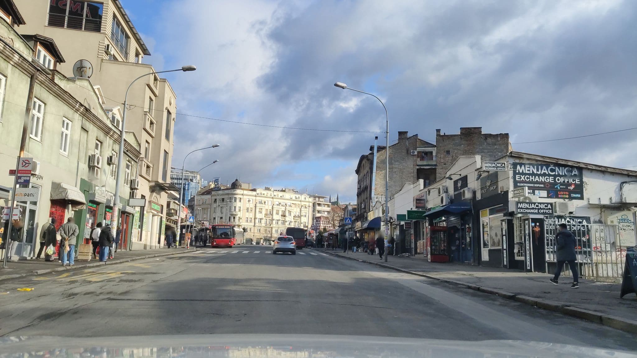 Street view near Hotel Amsterdam, Belgrade — © jnemanja22 (CC BY-SA · Mapillary)