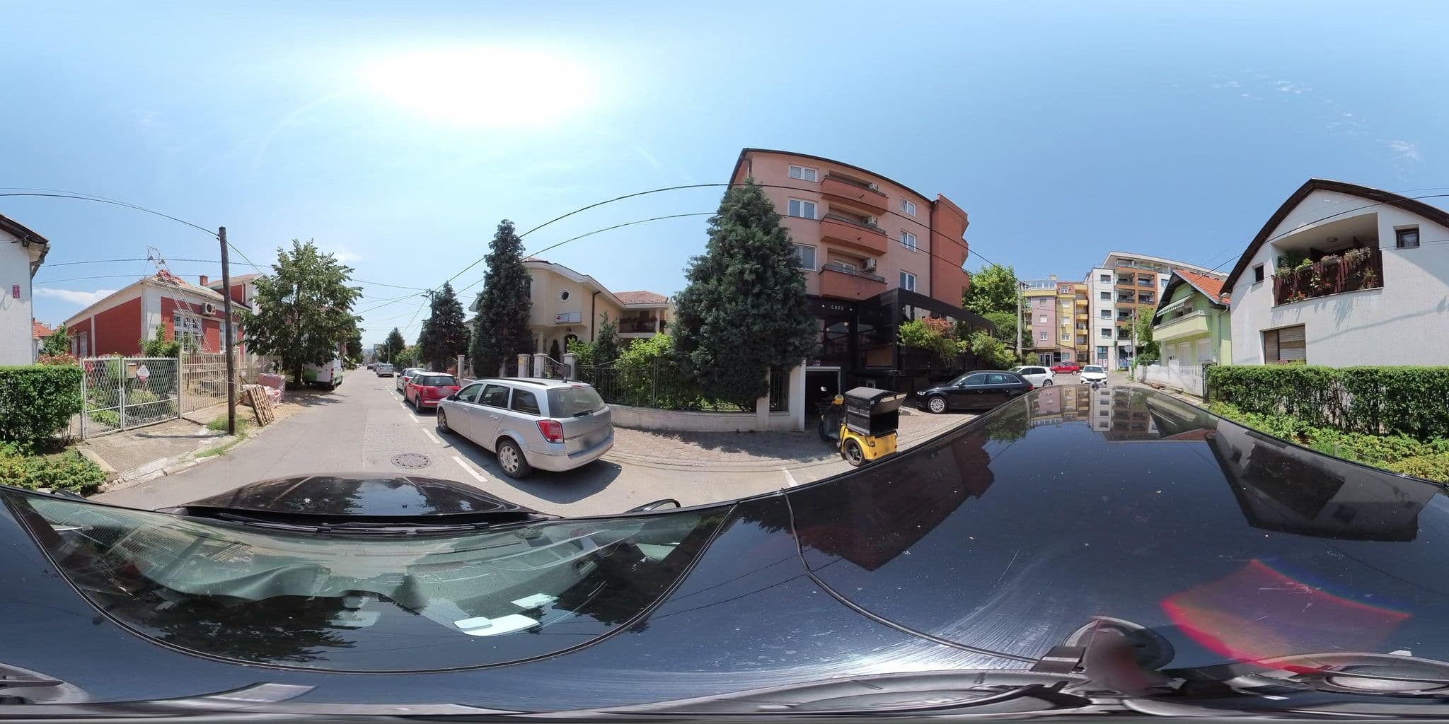 Street view near Hotel Anđelika, Kragujevac — © brackone (CC BY-SA · Mapillary)